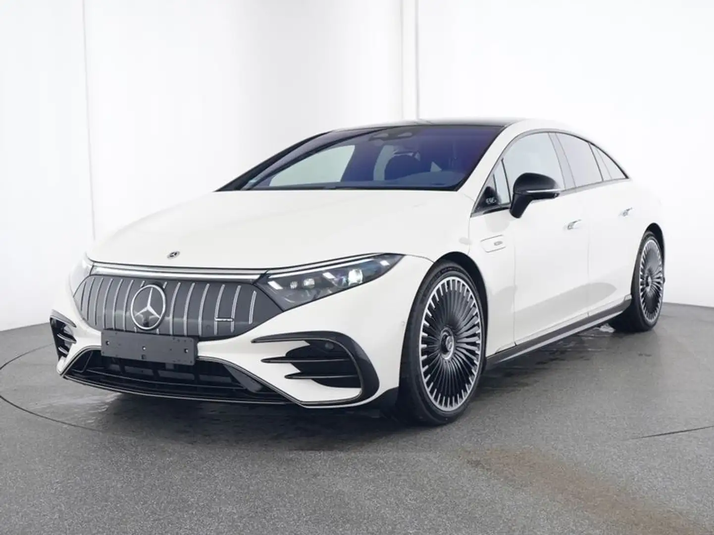 Mercedes-Benz EQS 53 AMG 4MATIC+ SD Sport ACC Akustikglas PDC Blanc - 1