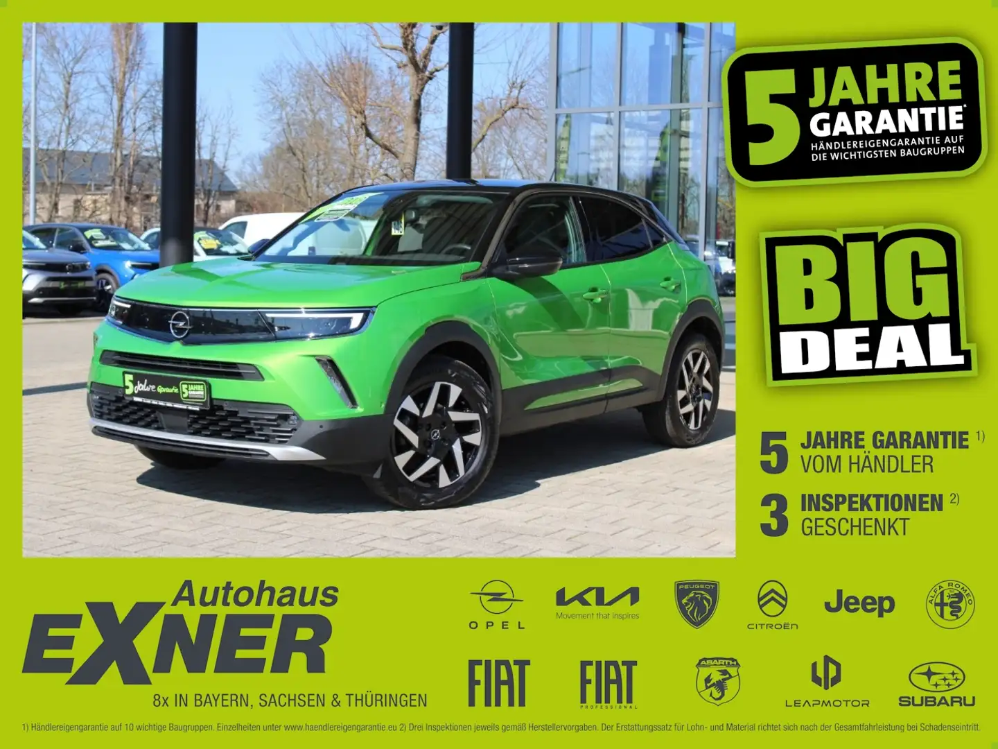 Opel Mokka 1.2 Turbo ELEGANCE LED, Rückfahrkamera Groen - 1