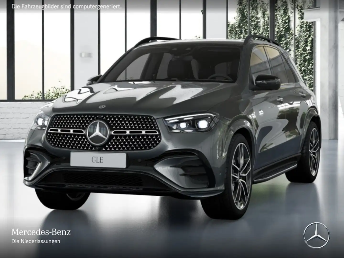 Mercedes-Benz GLE 400 e 4M AMG+NIGHT+PANO+360+AHK+MULTIBEAM+22" Gris - 2