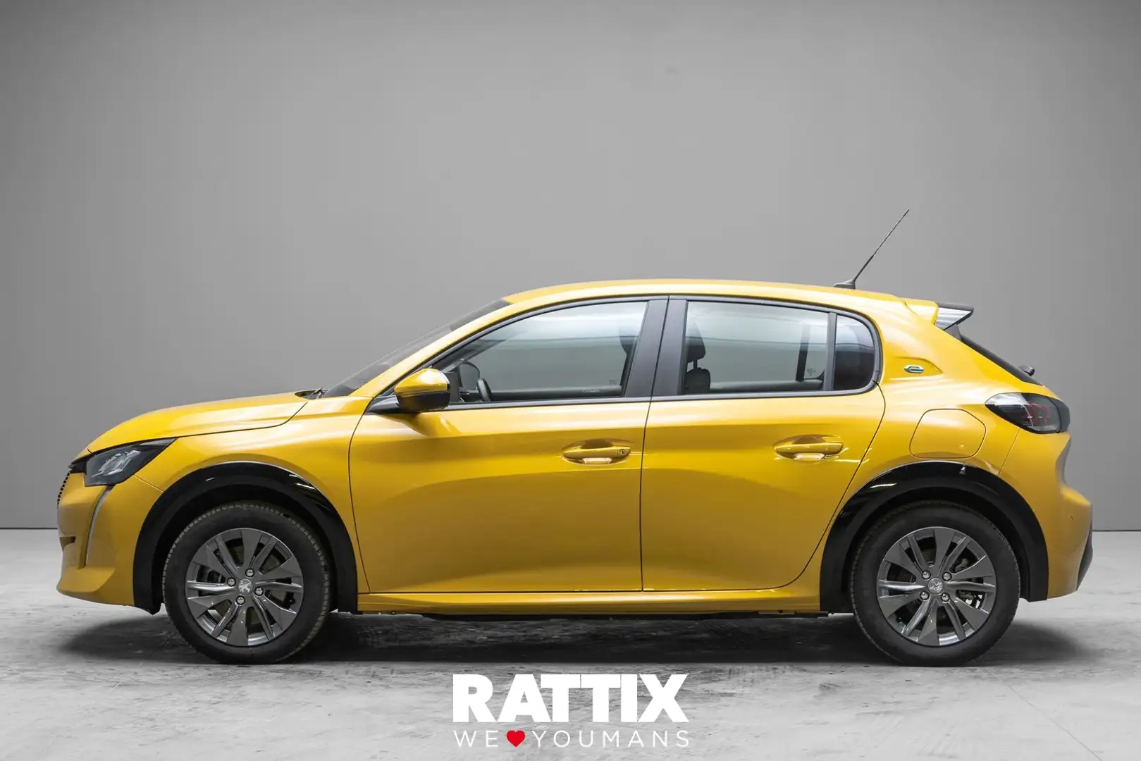 Peugeot e-208 motore elettrico 100kW Active Pack Yellow - 2