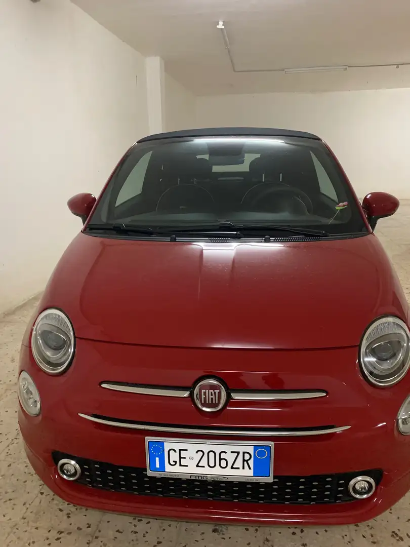 Fiat 500C 500C 1.2 Dolcevita 69cv my20 Rosso - 1