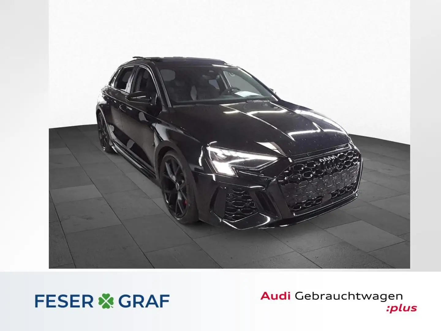 Audi RS3 Sportb. S.tro+ Pano+RS PAKET+KERAMIK+B&O Zwart - 1