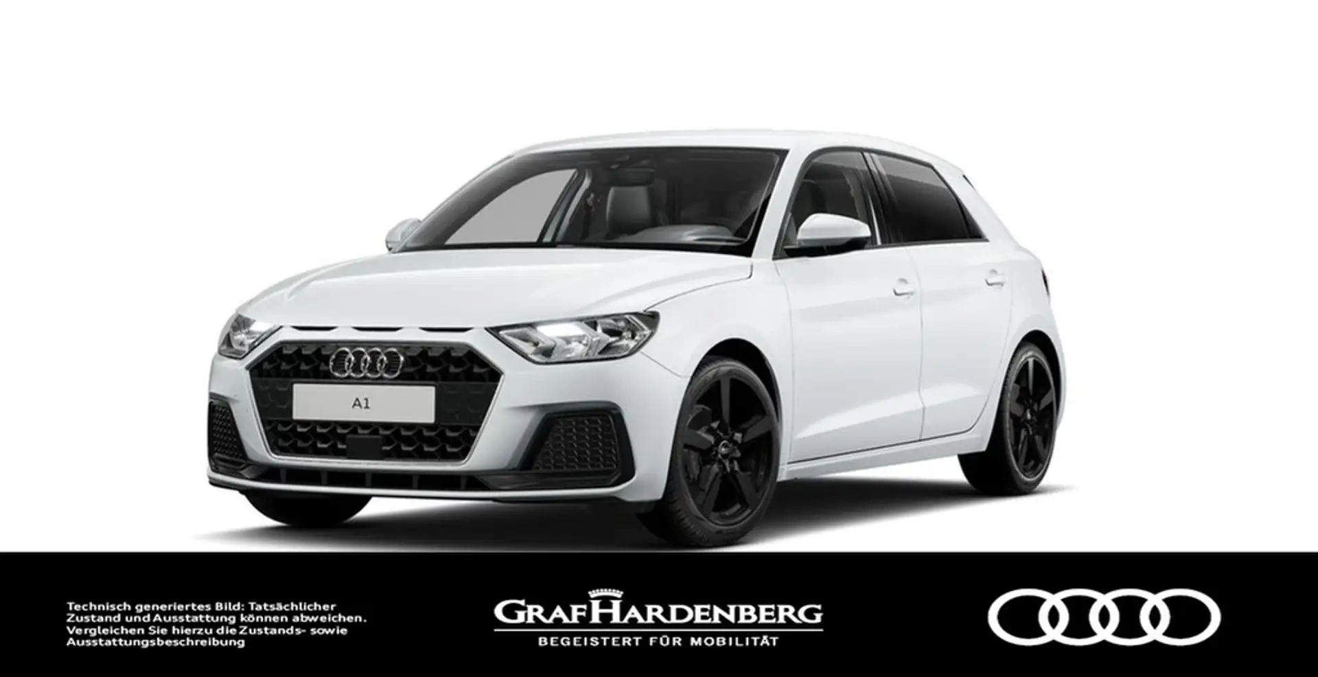 Audi A1 Sportback 25 TFSI . Virt.Cockpit Klima SHZ Weiß - 1