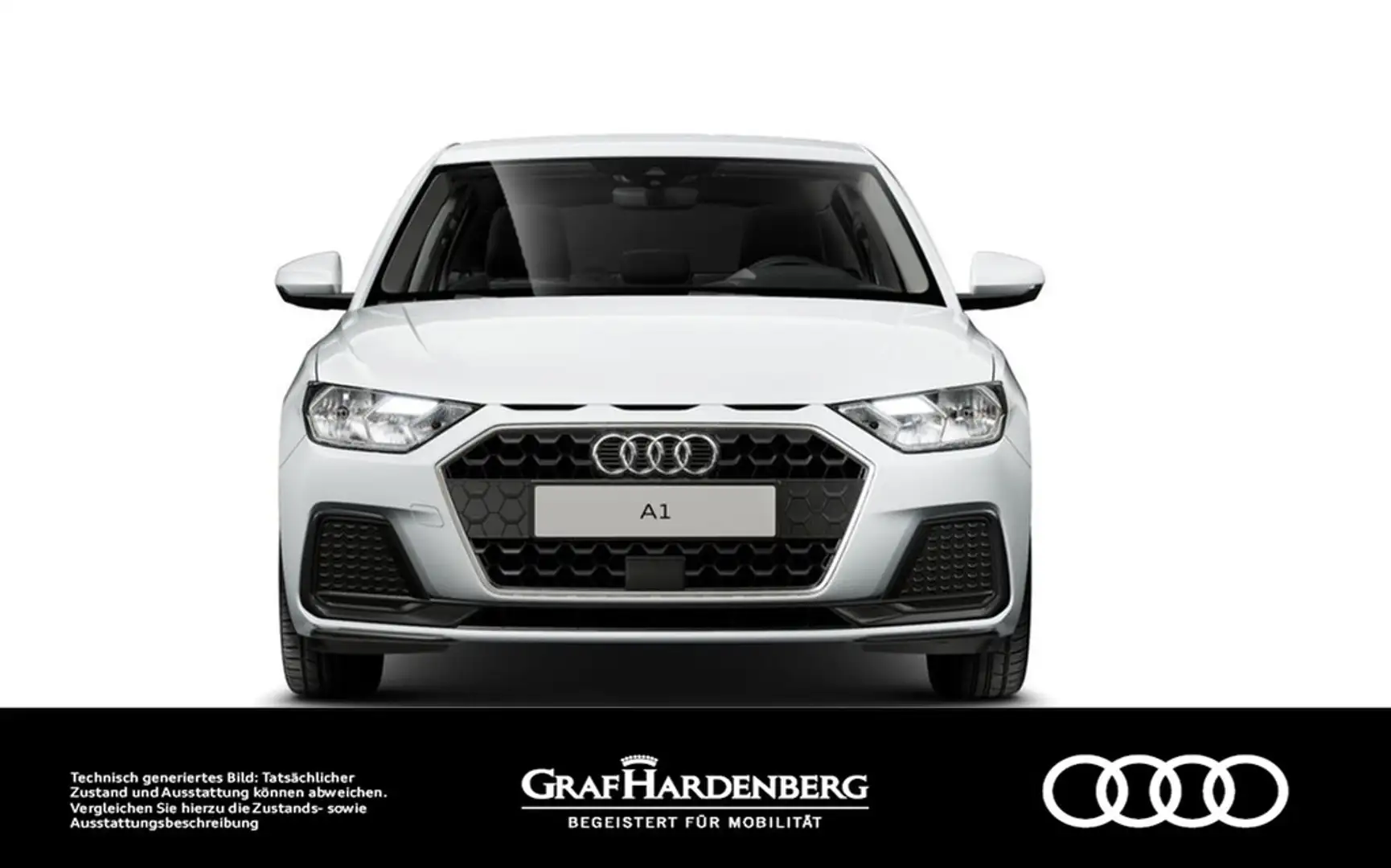 Audi A1 Sportback 25 TFSI . Virt.Cockpit Klima SHZ Weiß - 2