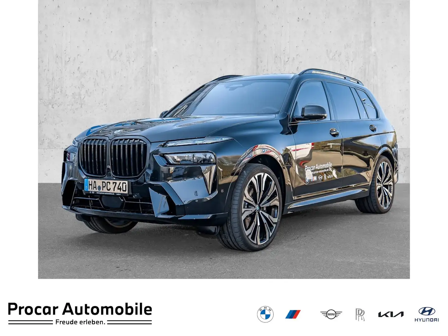 BMW X7 xDrive40d 23'' SkyLounge B&W Massage AHK DAPro Aut Fekete - 1
