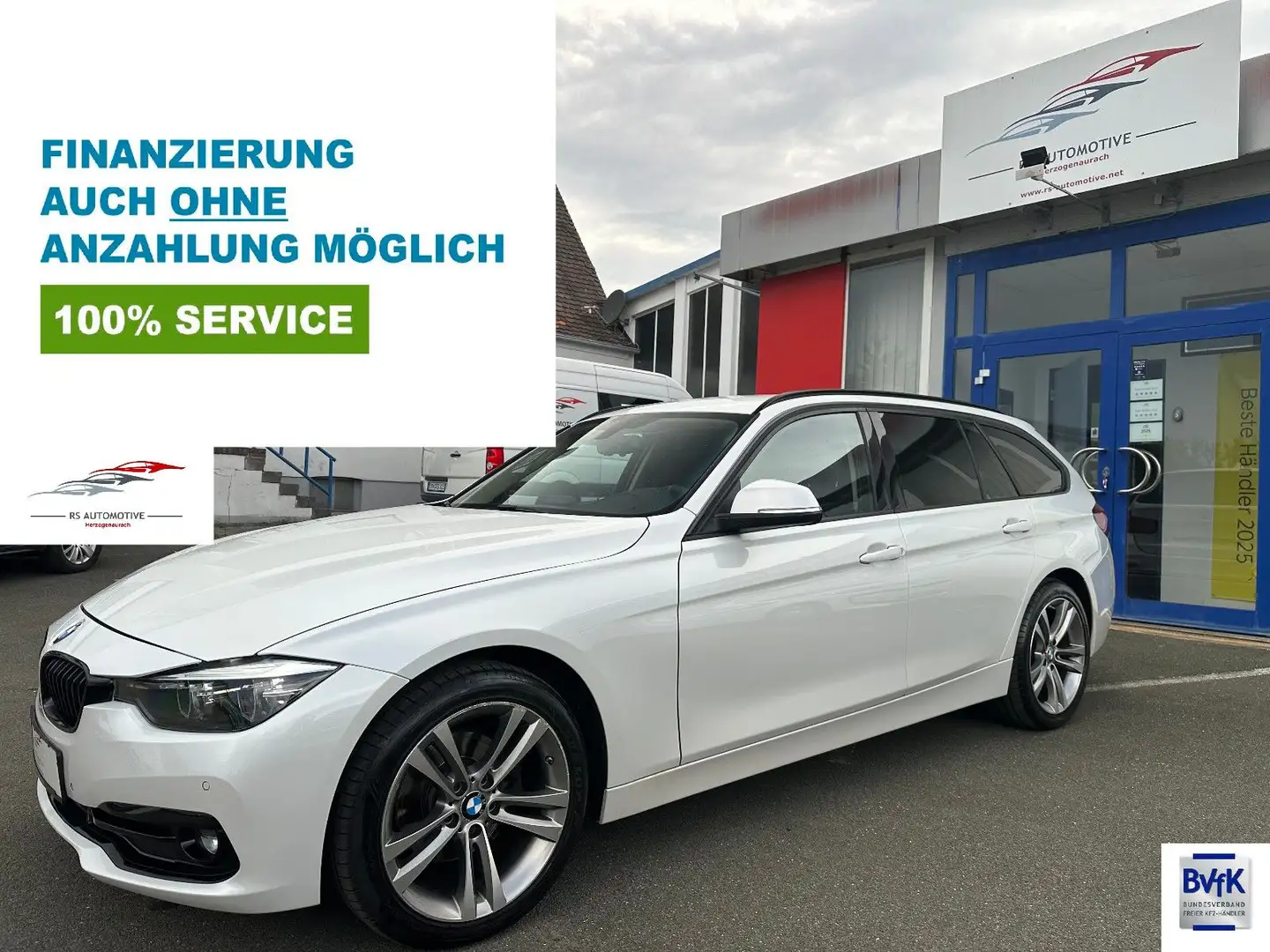 BMW 320 d Xdrive Sport Line Autom.*2.Hd*Navi*PDC*LED* Blanc - 1