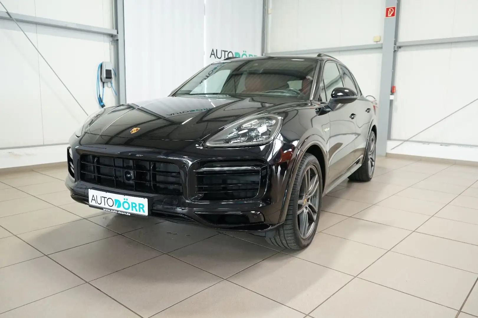 Porsche Cayenne E-Hybrid Sport-Design+Sport-Chrono+LED Schwarz - 1