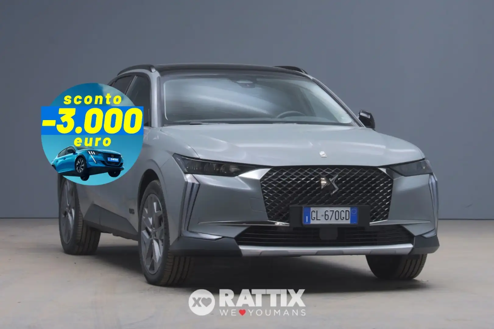 DS Automobiles DS 4 1.6 e-tense PHEV 225CV Cross Trocadero Auto + tet Сірий - 1