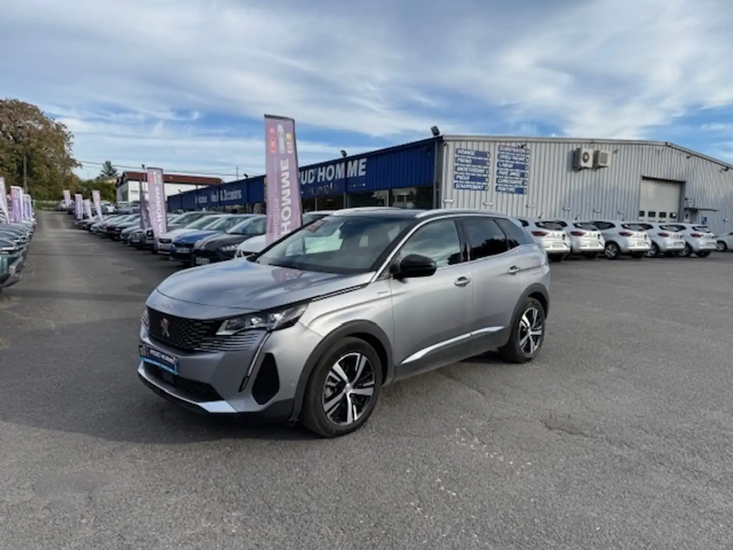 Peugeot 3008 PLUG-IN HYBRID 225CH GT E-EAT8 TOIT OUVRANT Noir - 1