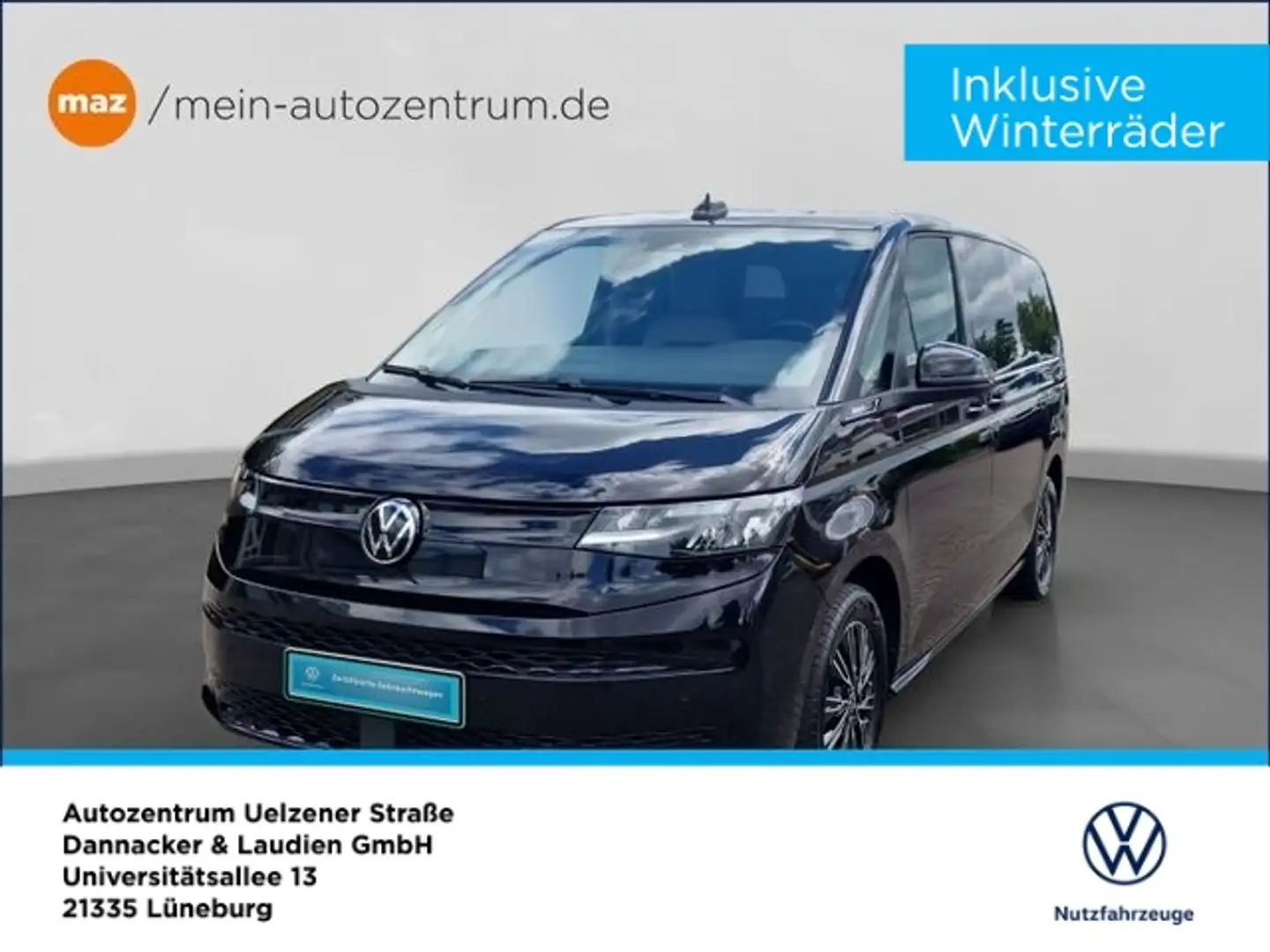 Volkswagen T7 Multivan 2.0 TDI LR Alu LED AHK Navi 7-Sitze Schwarz - 1