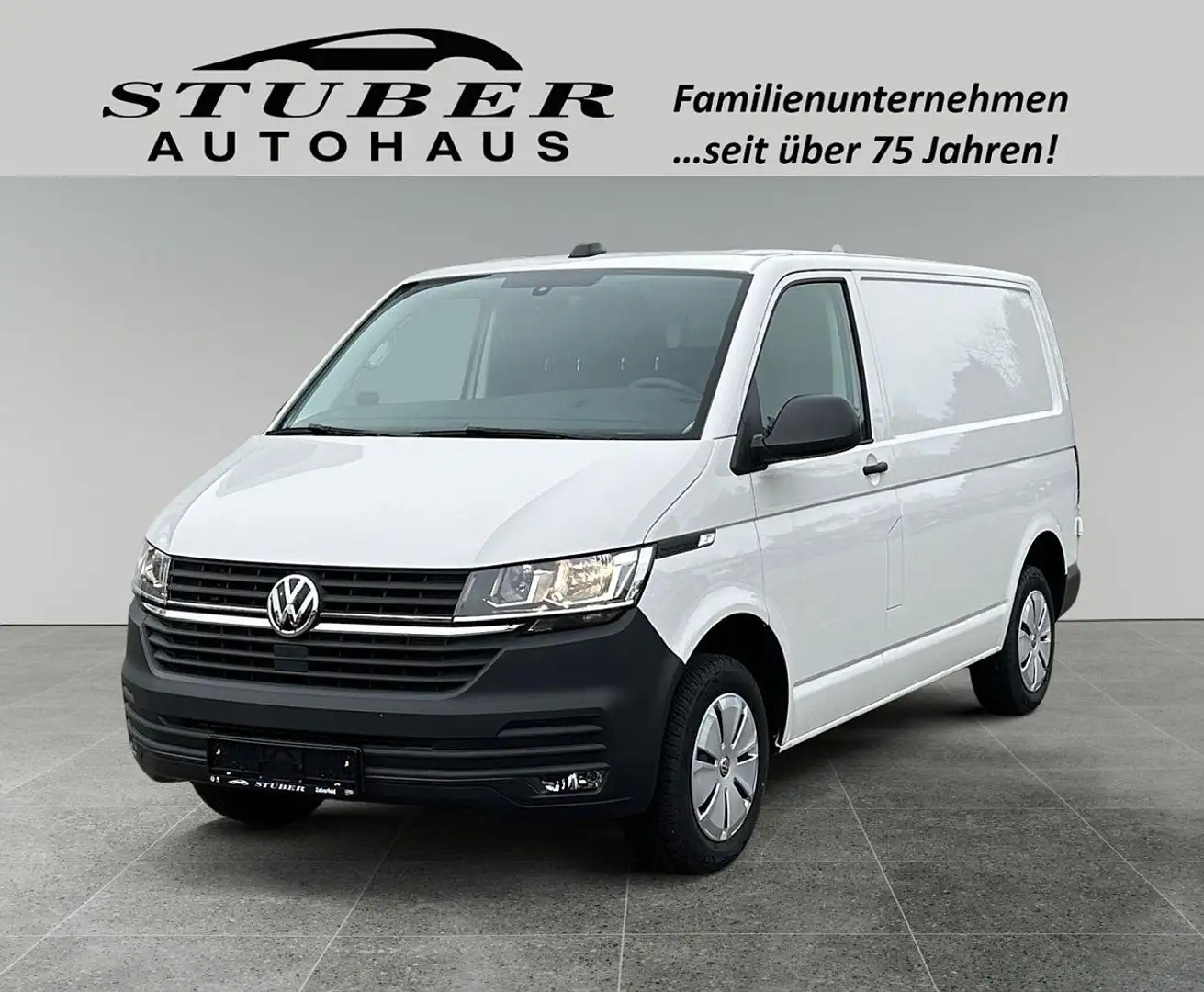 Volkswagen T6.1 Transporter 2.0 TDI KR|AHK|PDC|3Sitz|Flügel Weiß - 1