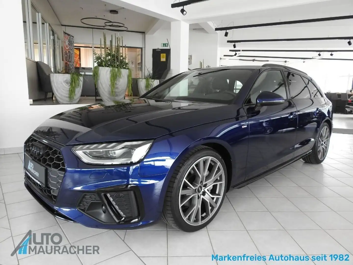 Audi A4 Avant 40 TDI qu. Sline s-tronic*MATRIX*AHK*ACC* Blau - 1