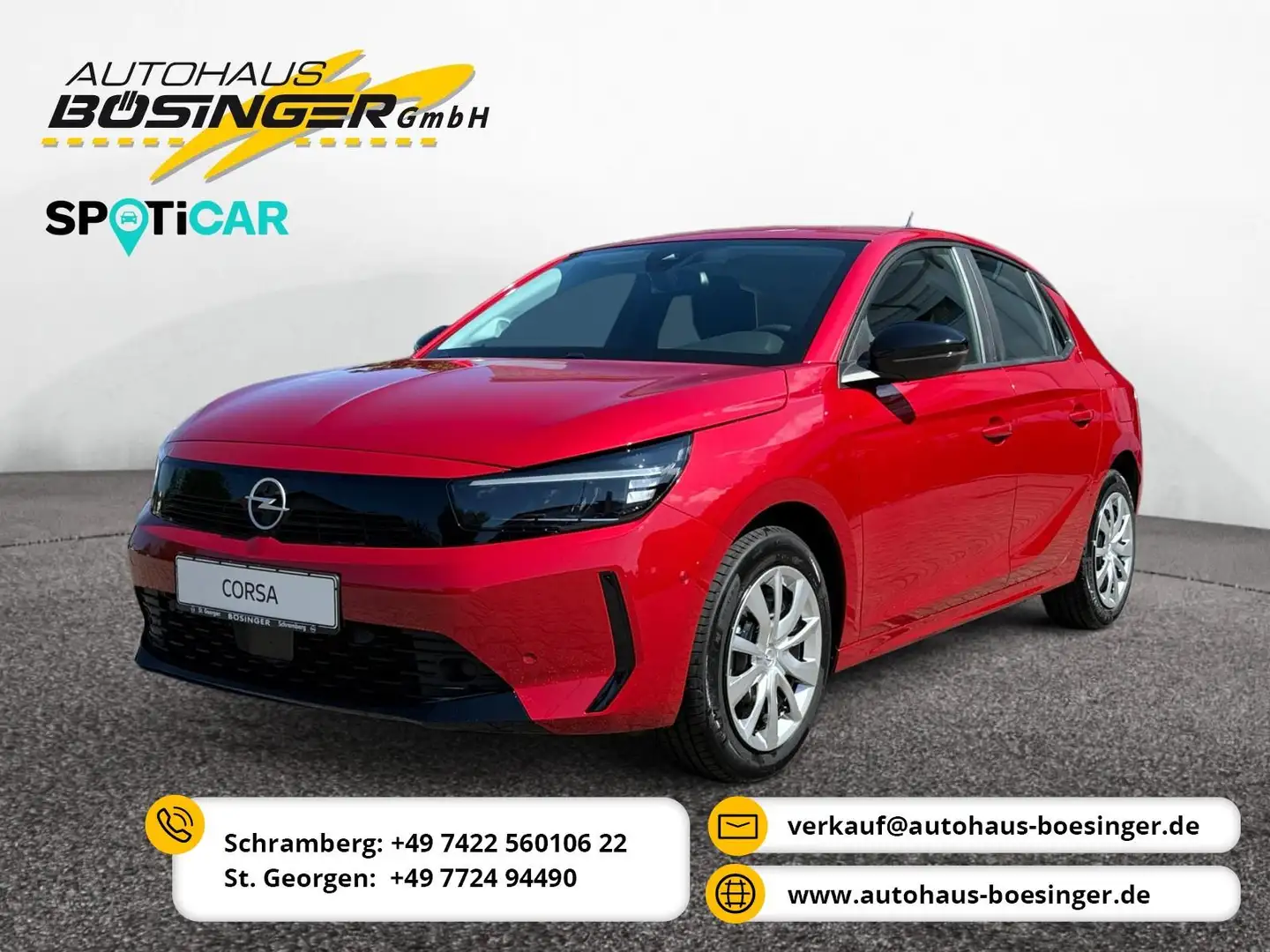 Opel Corsa F Facelift 1,2 100 PS - SHZ / LHZ Rot - 1