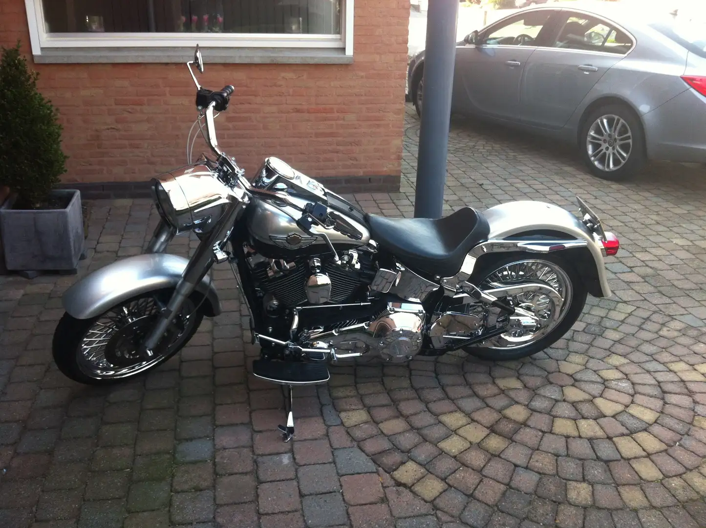 Harley-Davidson Fat Boy FLSTF Argintiu - 1