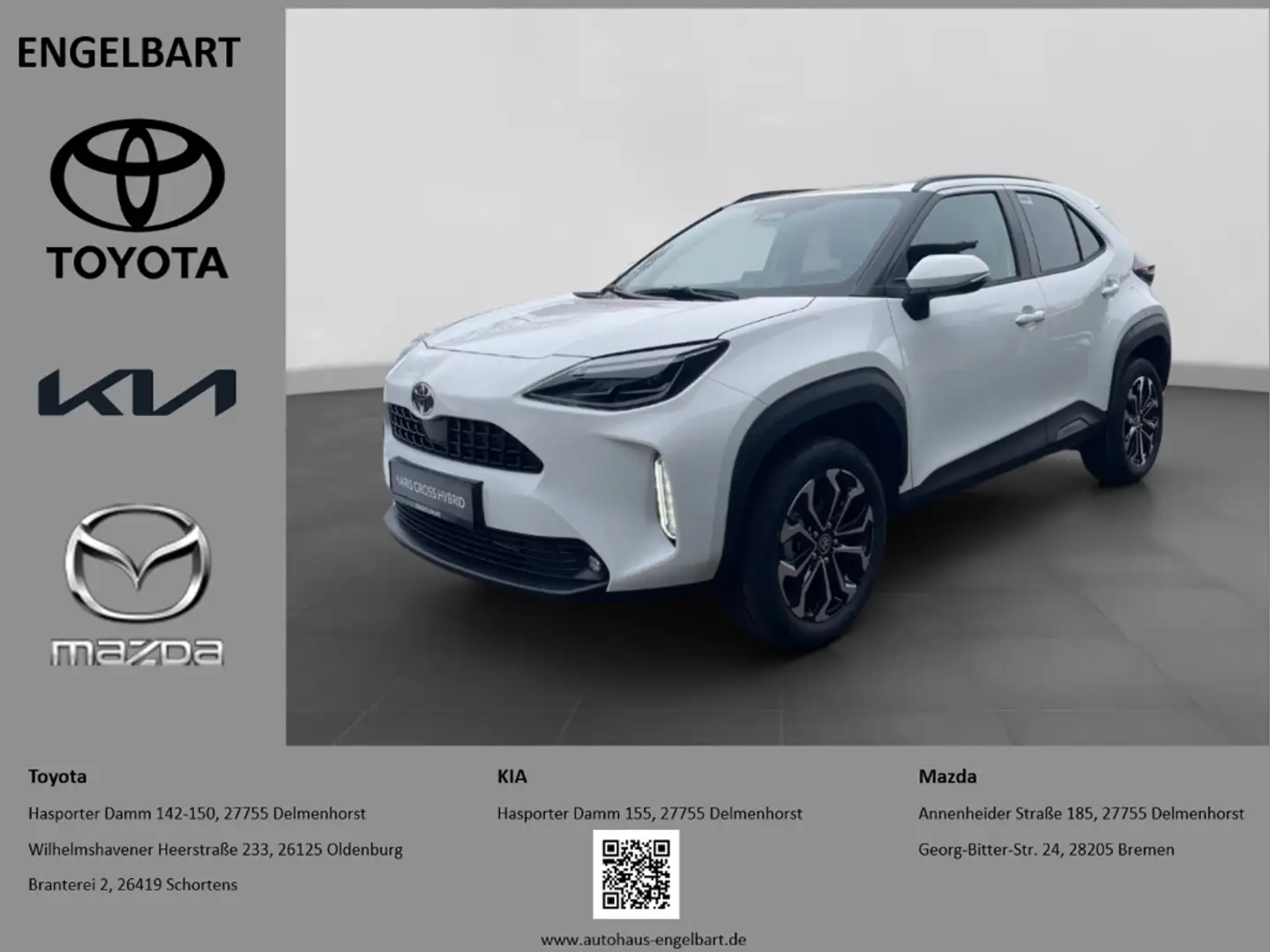 Toyota Yaris Cross 1.5 Hybrid Teamplayer Winter Paket Keyless SHZ White - 1