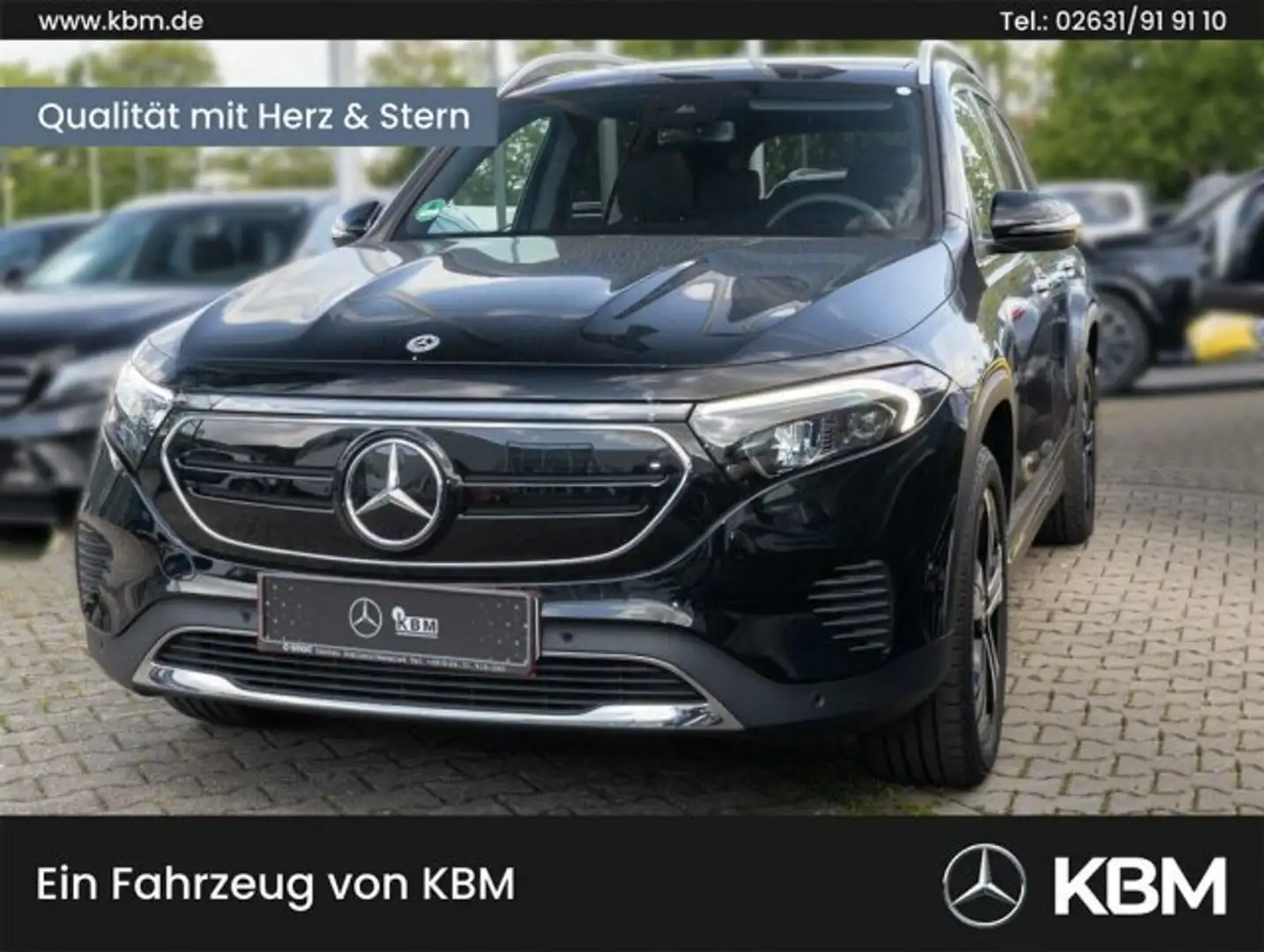 Mercedes-Benz EQB 350 EQB 350 4MATIC PROGRESSIVE°KEYL°MEMORY°PANO°WDG° Noir - 1