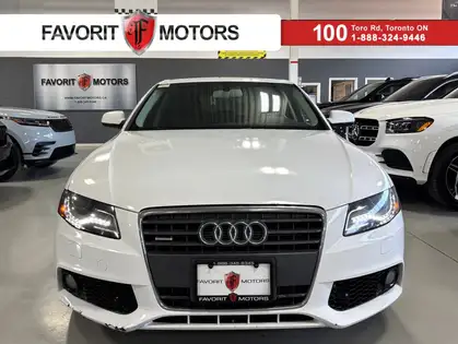 White 2010 Audi A4 2.0T quattro Premium AWD Sedan All-Wheel Drive 6-Speed Automatic