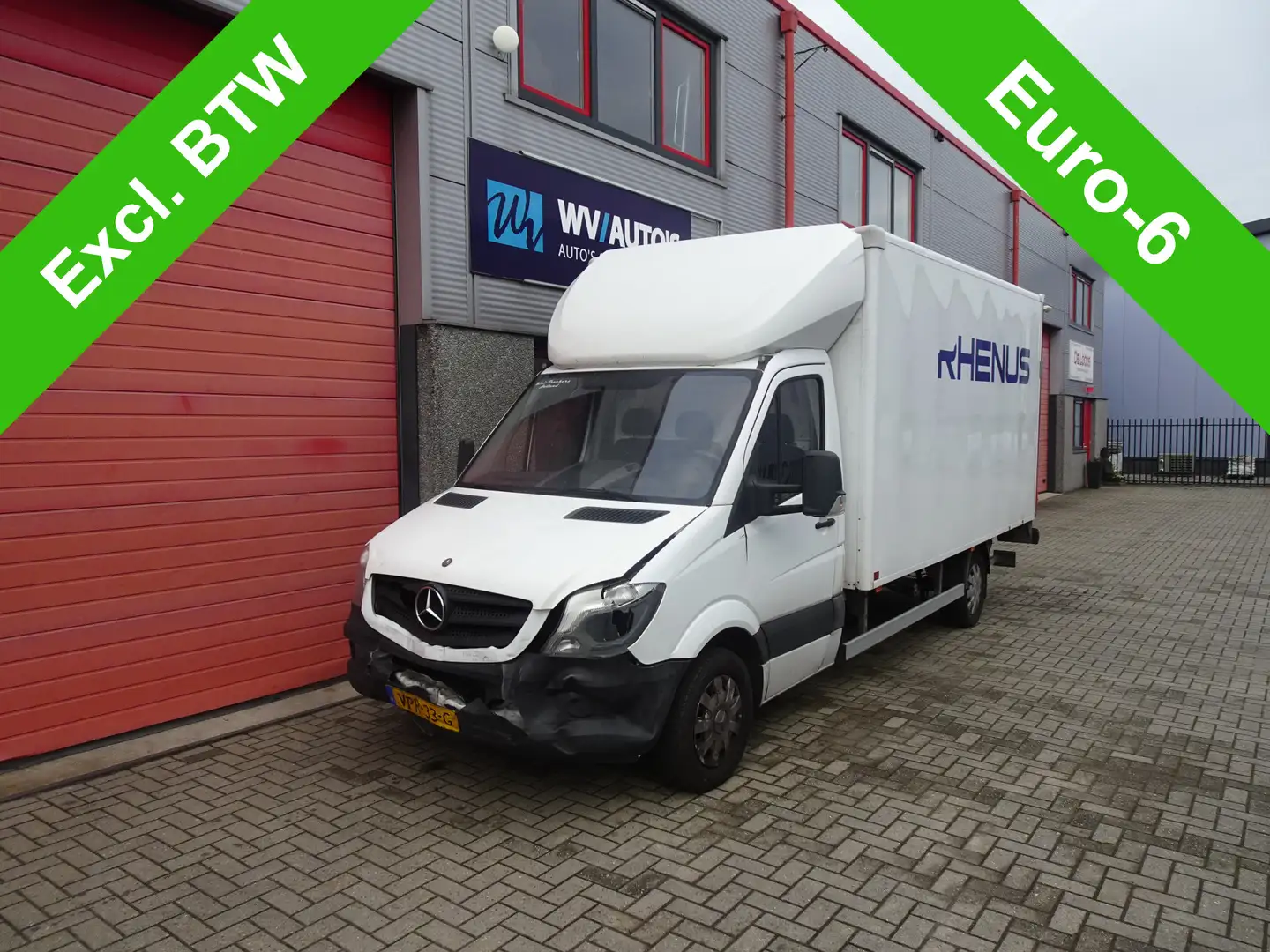 Mercedes-Benz Sprinter 414 2.2 CDI 432 HD 3 zits koffer met laadklep airc Blanc - 1