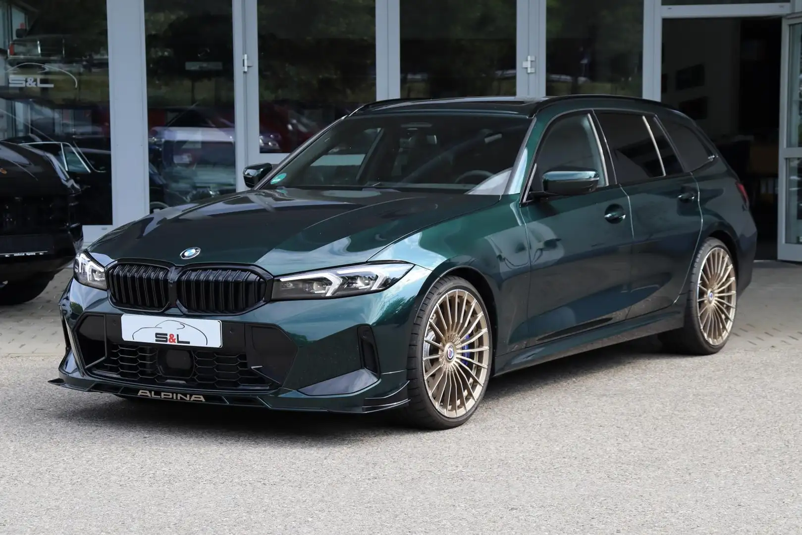 Alpina B3 Alpina B3GT/Merino/Pano/Carbon/Sthzg/peridotgrün Zielony - 1