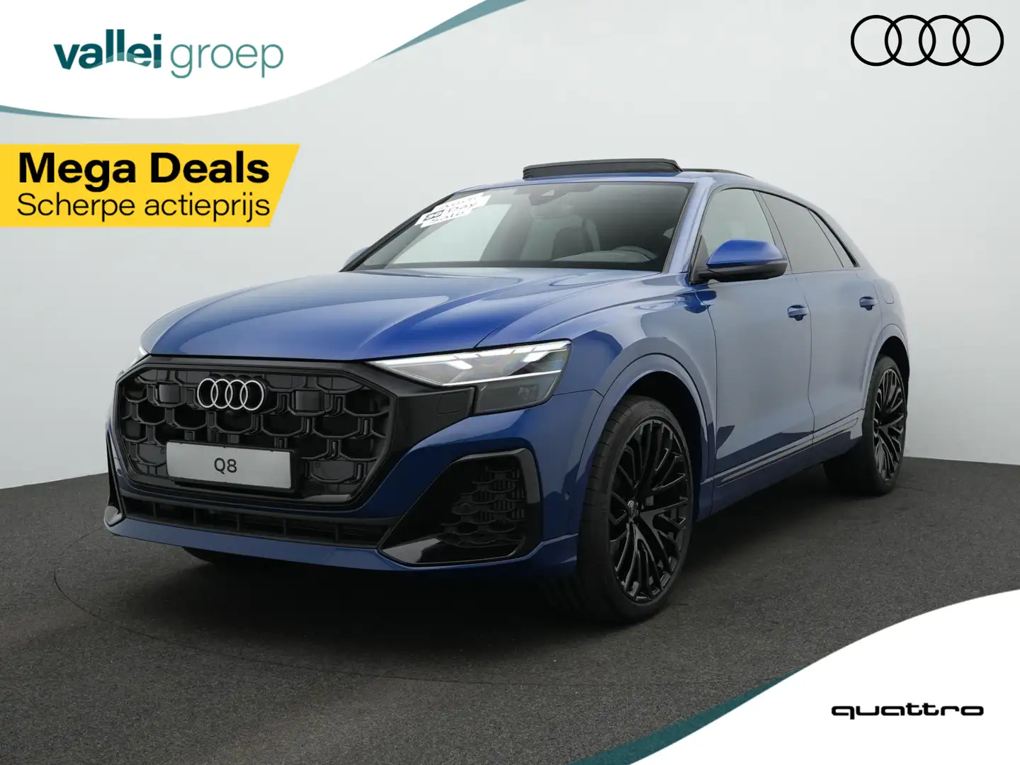 Audi Q8 e-tron Pro Line S 55 TFSI e 290 kW / 394 PK SUV 8 versn. Blau - 1