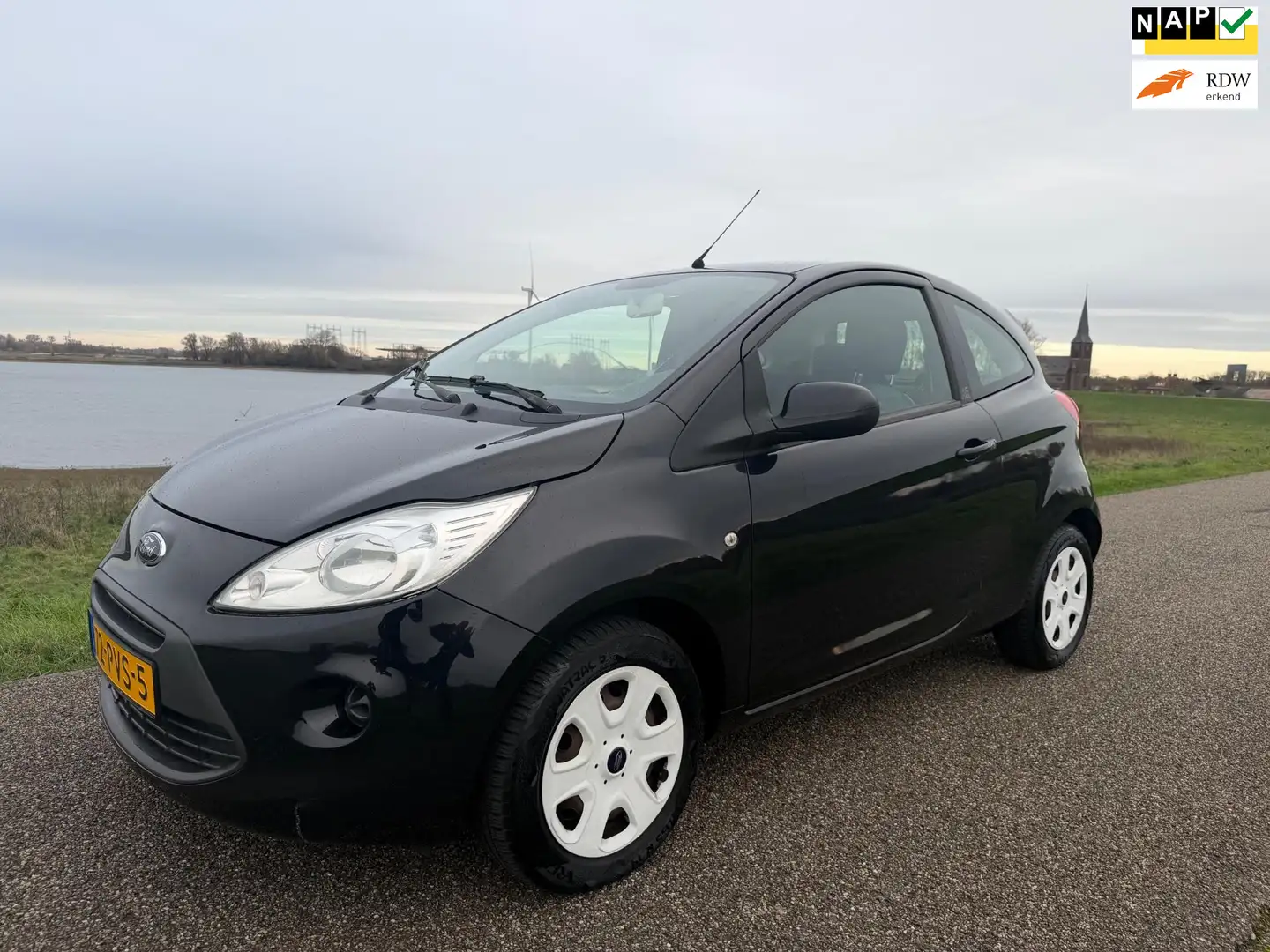 Ford Ka/Ka+ 1.2 Comfort start/stop Airco Nap Garantie Zwart - 1