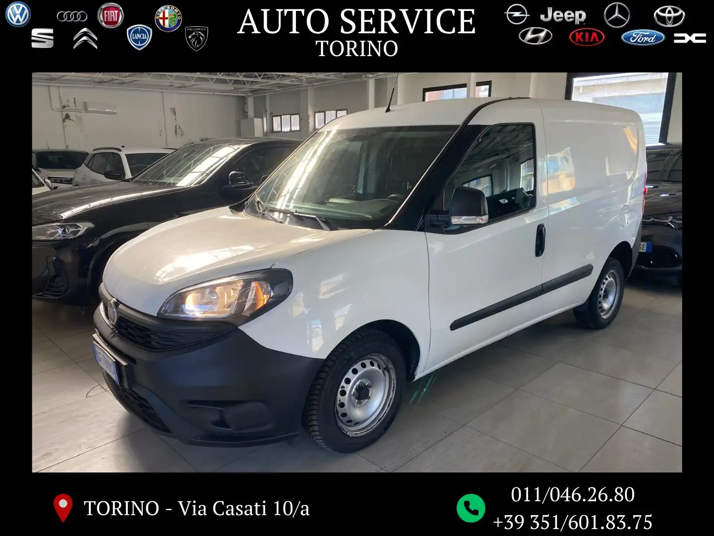 Fiat Doblo DOBLO' FURGONE CH1 105CV 1.6 MJT Blanc - 1