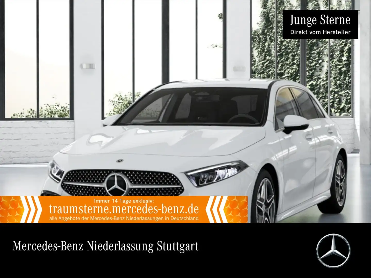 Mercedes-Benz A 200 AMG+LED+KAMERA+TOTW+KEYLESS+7G Blanco - 1