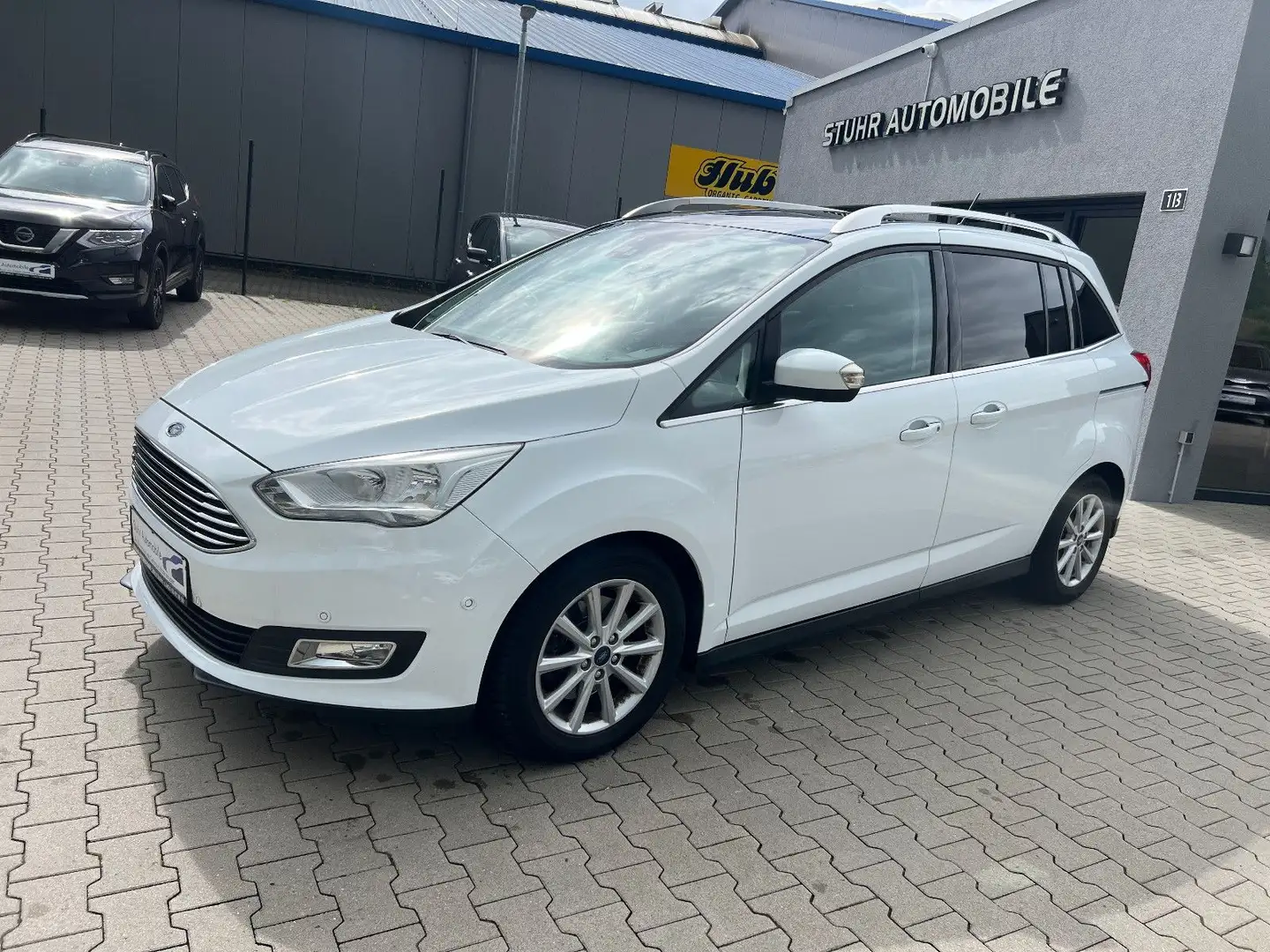 Ford Grand C-Max Titanium 2.0 Aut. 7 Sitze Navi Kamer Blanc - 1