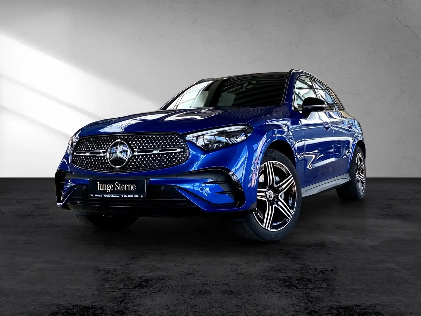 Mercedes-Benz GLC 300 GLC 300 d 4M AMG Line AIRM AHK Pano Distr. 360° Blau - 2