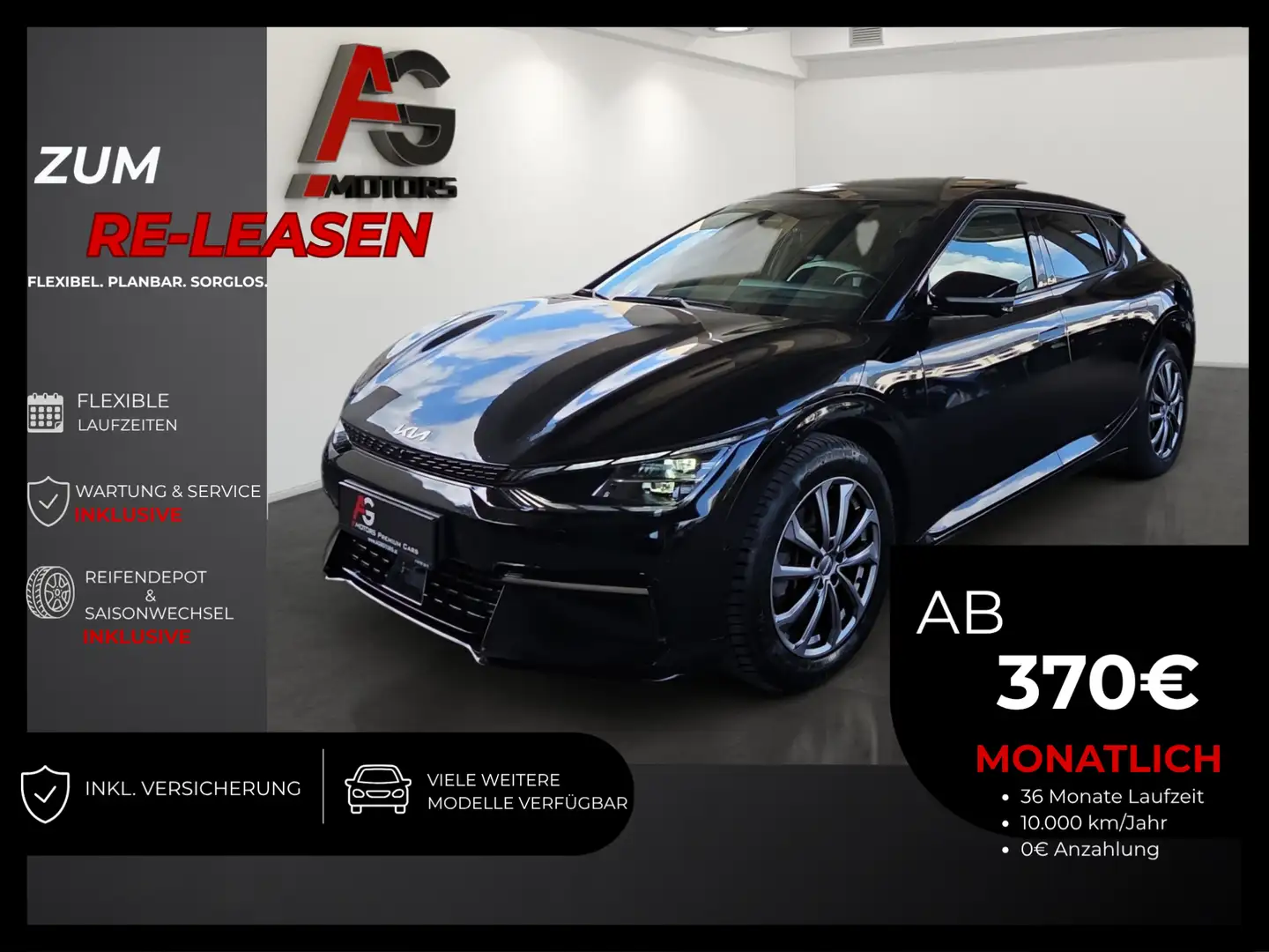 Kia EV6 AWD 77,4kWh GT-Line Premium Aut. Schwarz - 1