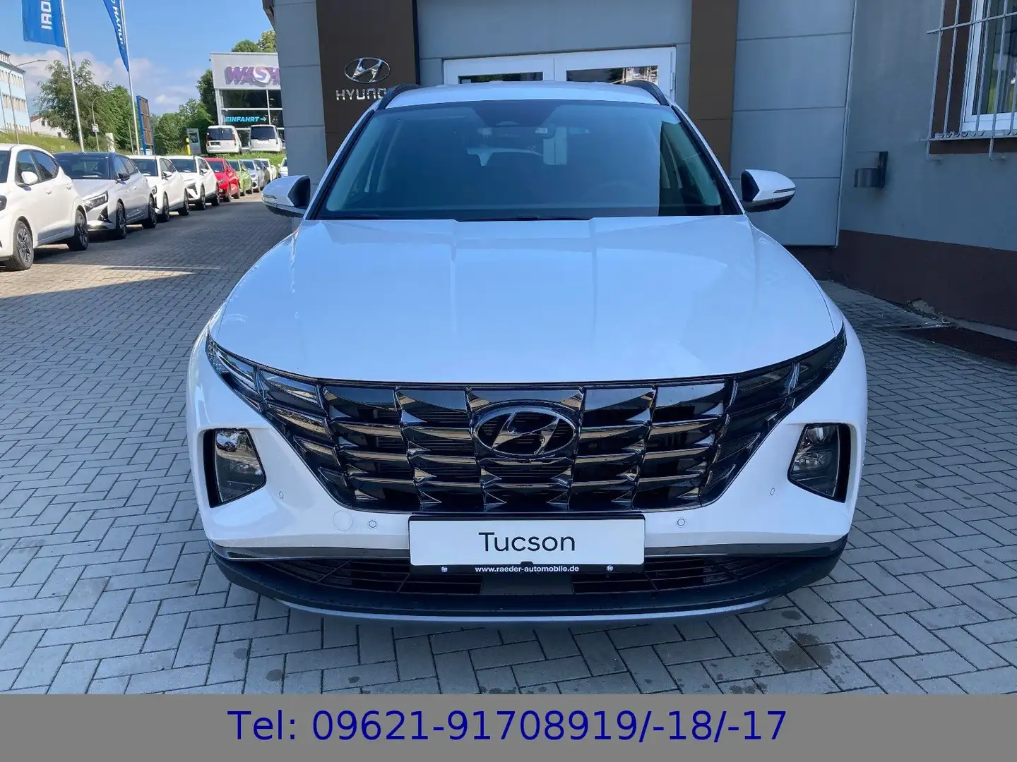 Hyundai TUCSON Hybrid 1.6 T-GDi 230PS 6-AT 2WD TREND Blanc - 2