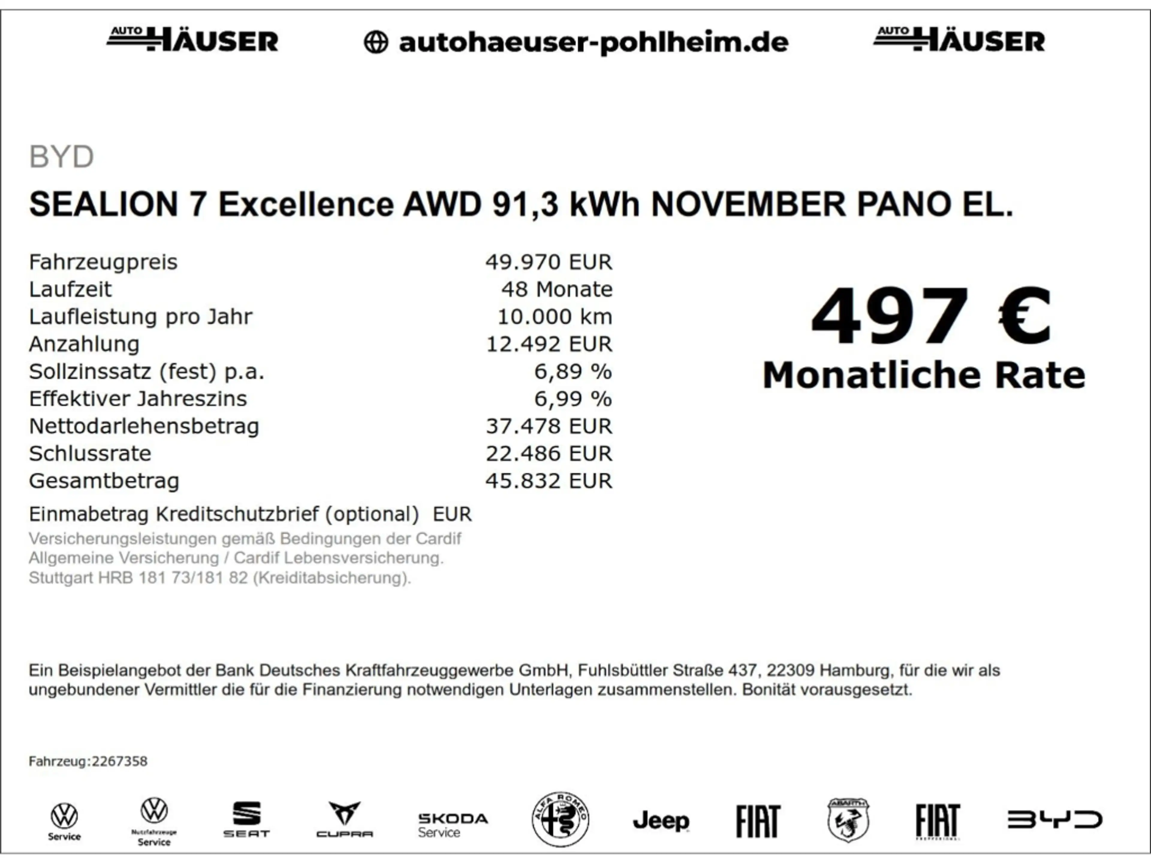BYD Sealion 7 Excellence AWD 91,3 kWh NOVEMBER PANO EL. HECKKL. — photo 2