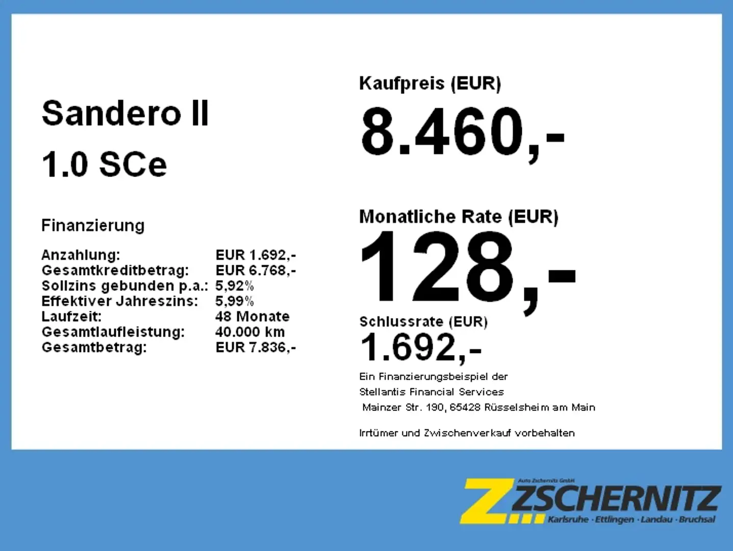 Dacia Sandero II 1.0 SCe 75 Essential Facelift Blu/Azzurro - 2