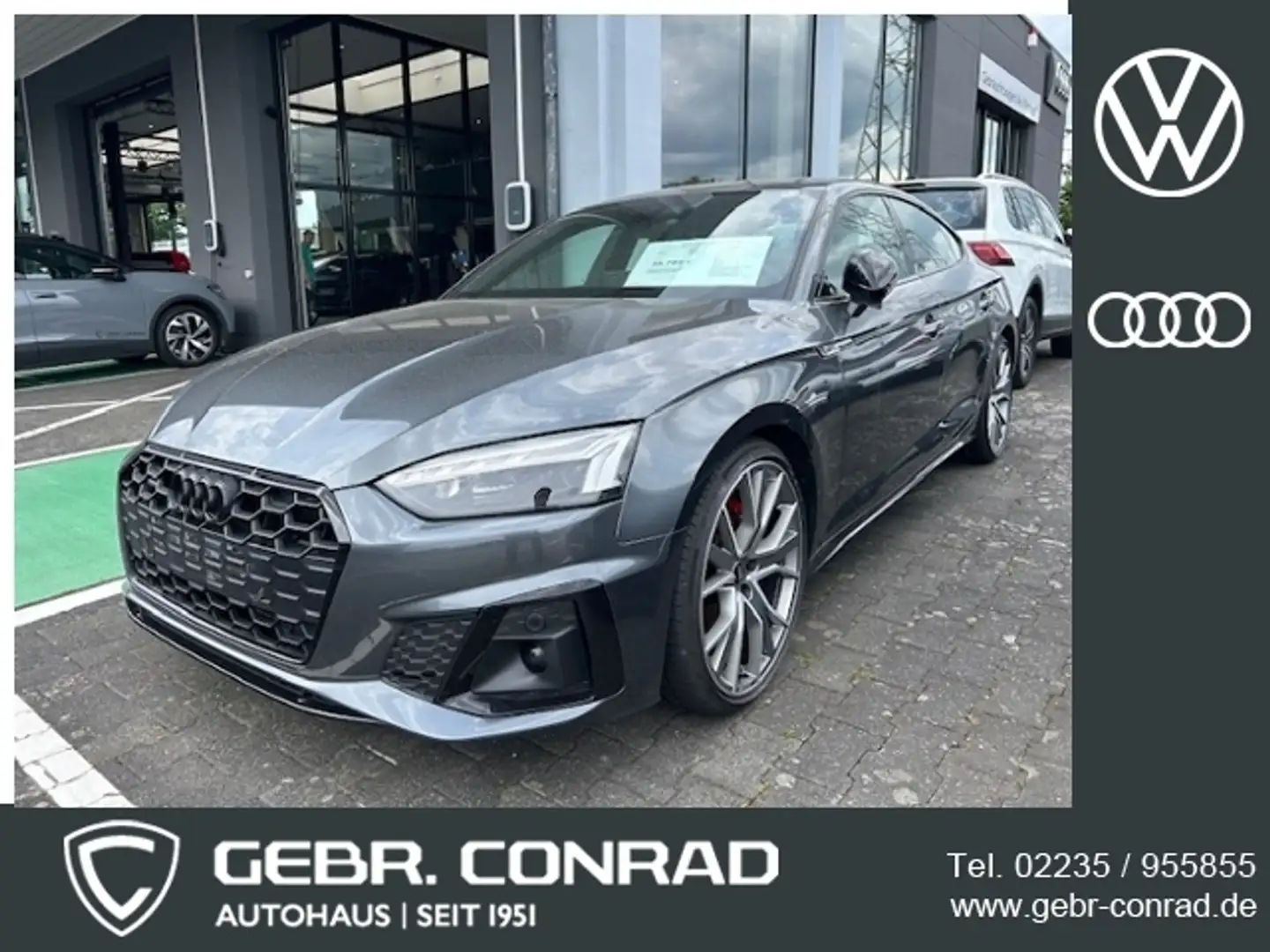 Audi A5 Sportback 40 TDI "S line", NP: 76.000 € Gris - 1