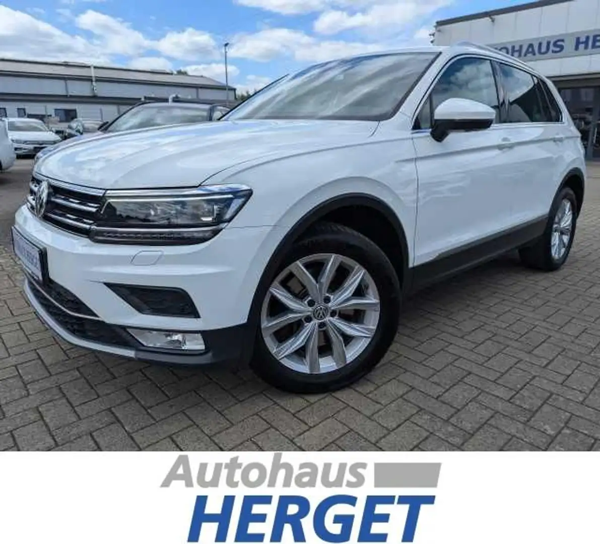 Volkswagen Tiguan 2.0 TSI 4Motion BMT DSG Highline 1.Hand/S Weiß - 1