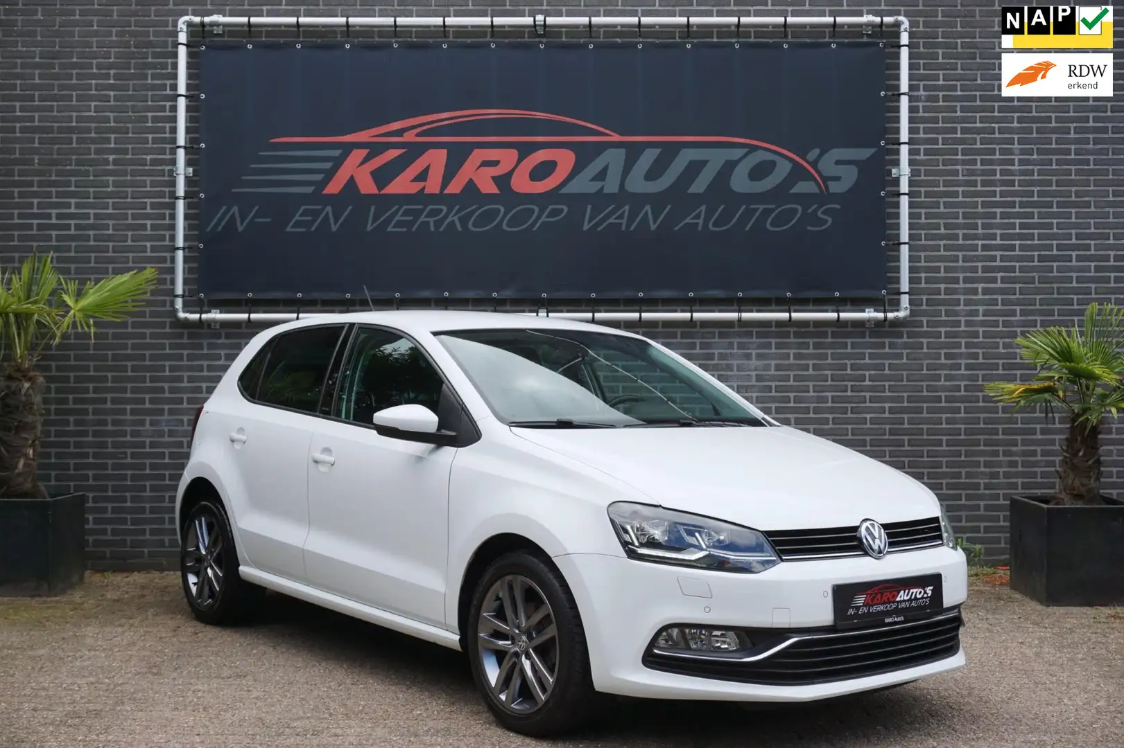 Volkswagen Polo 1.2 TSI Allstar Led Carplay Clima Cruise Pdc Wit - 1