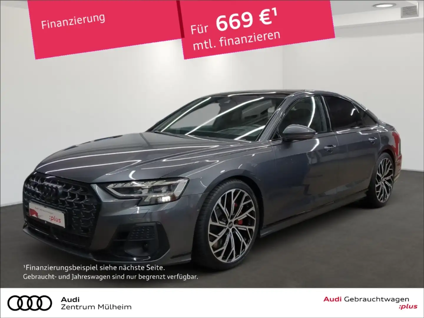 Audi S8 4.0 TFSI quattro Navi Pano virtual Standheizung Gris - 1