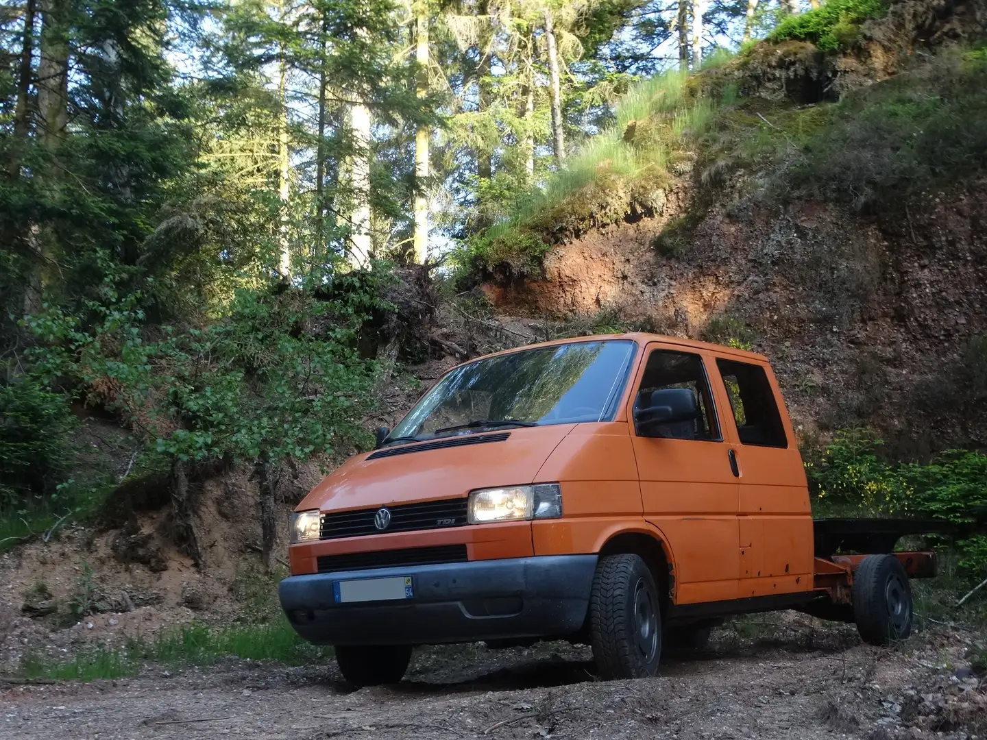 Volkswagen T4 Combi TDI 102 Pomarańczowy - 1