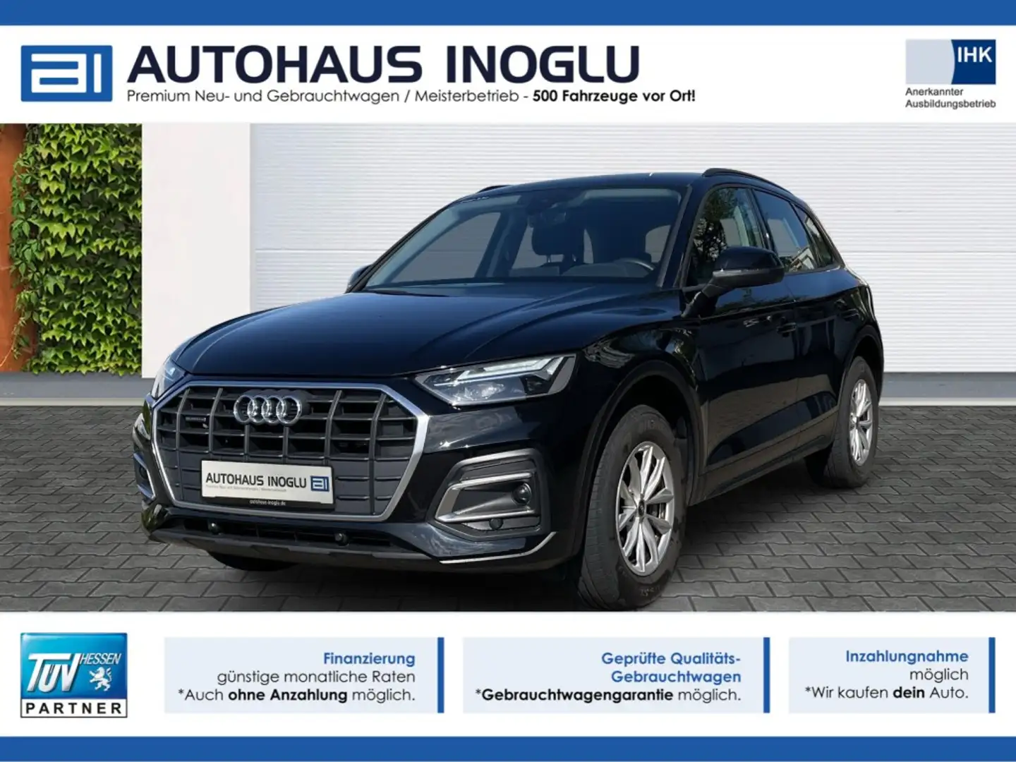 Audi Q5 50 TDI quattro tiptronic Navi+LED+SHZ+VC+DAB+ Чорний - 1