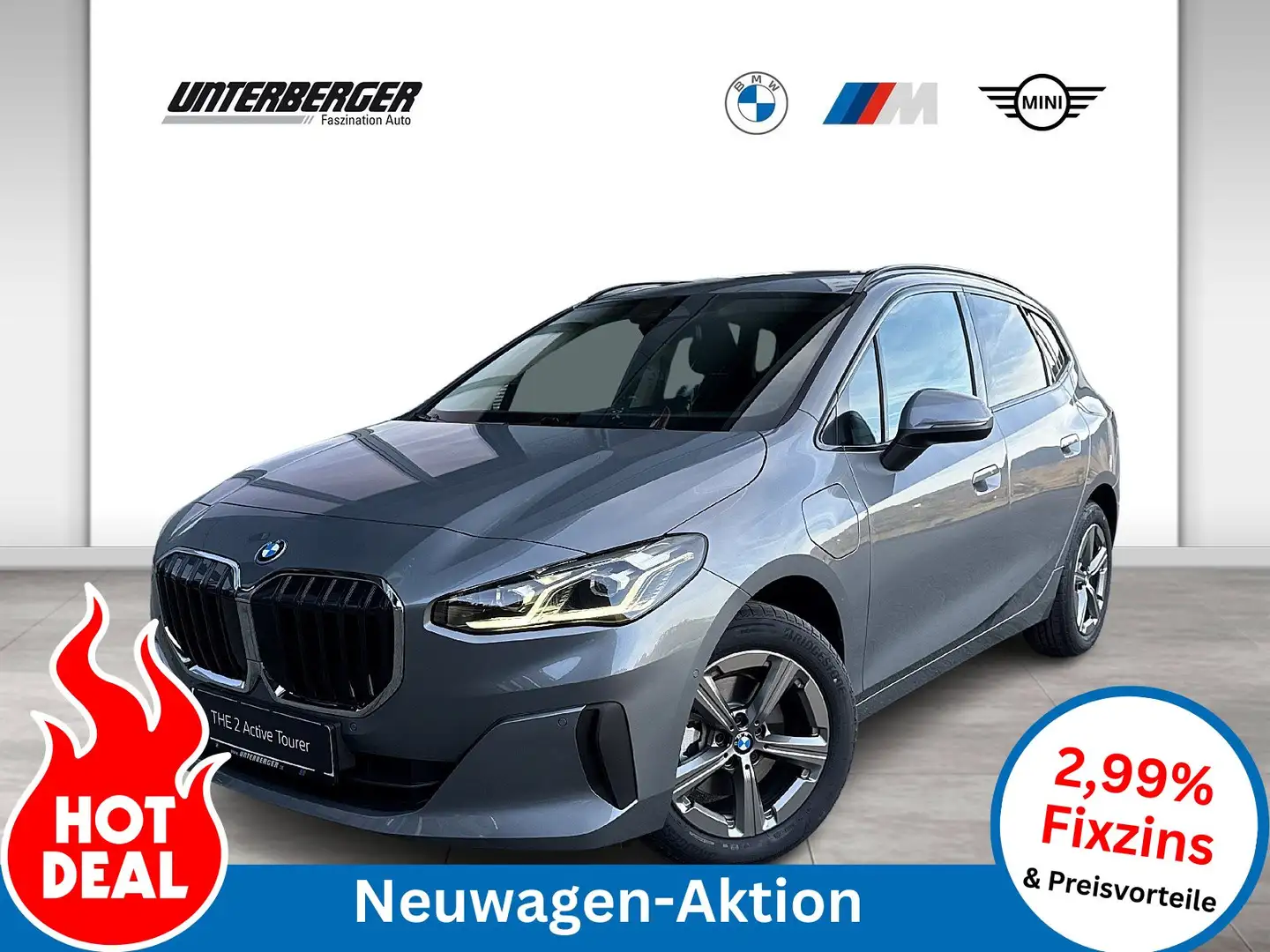 BMW 225 e xDrive Active Tourer | Premium Paket | 17 ZOLL | Grau - 1