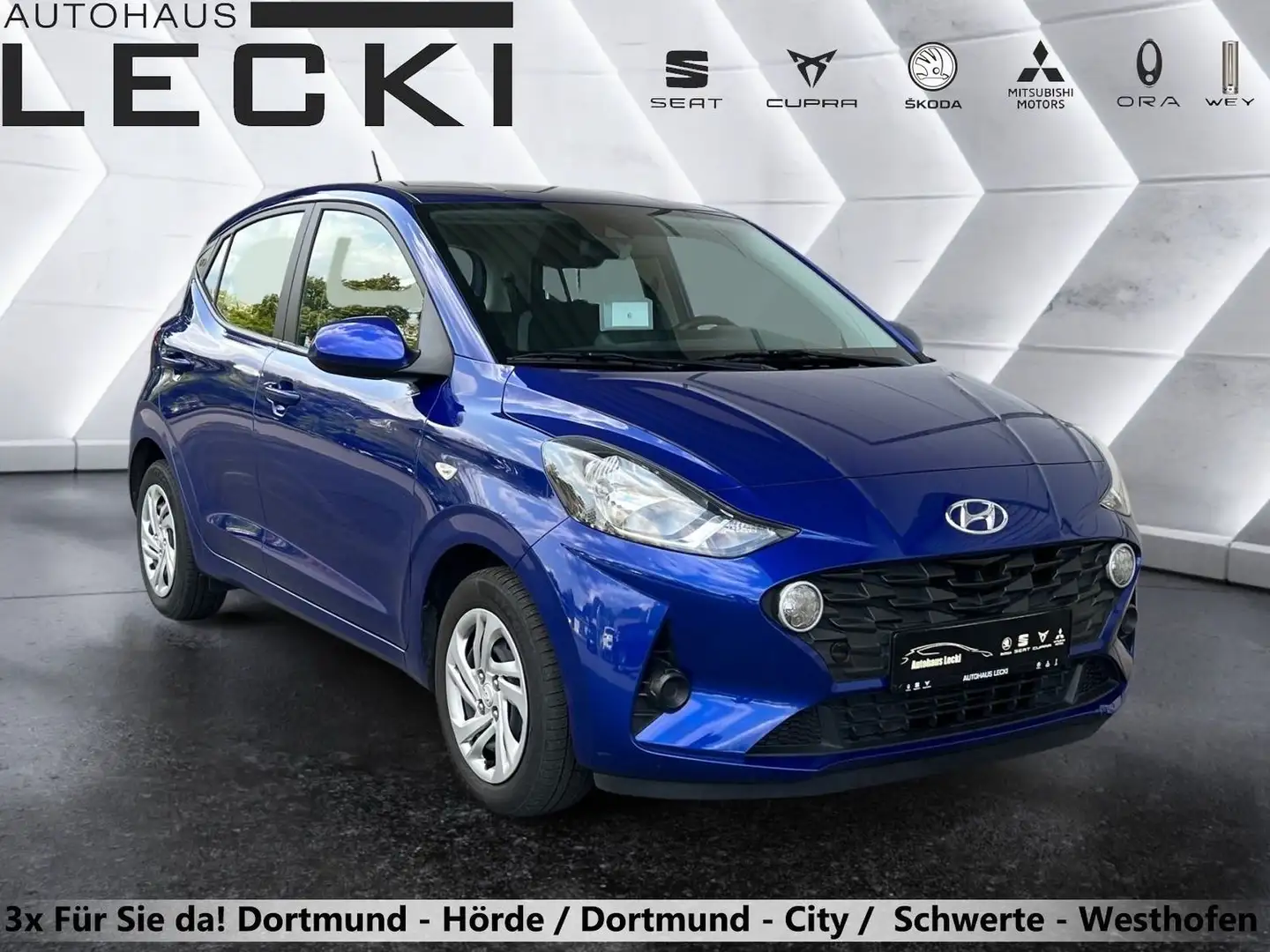 Hyundai i10 1.0 Select  *DAB*SPURHALTE*LHZ*SHZ*TEMPOMAT*UVM* Blau - 1