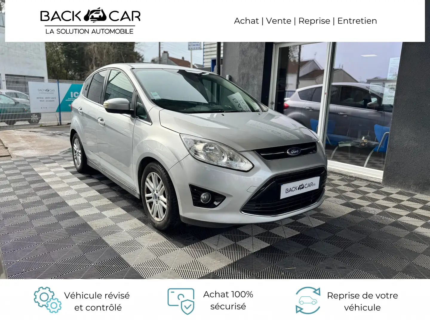 Ford C-Max 1.6 TDCI 115 FAP Trend Gris - 1