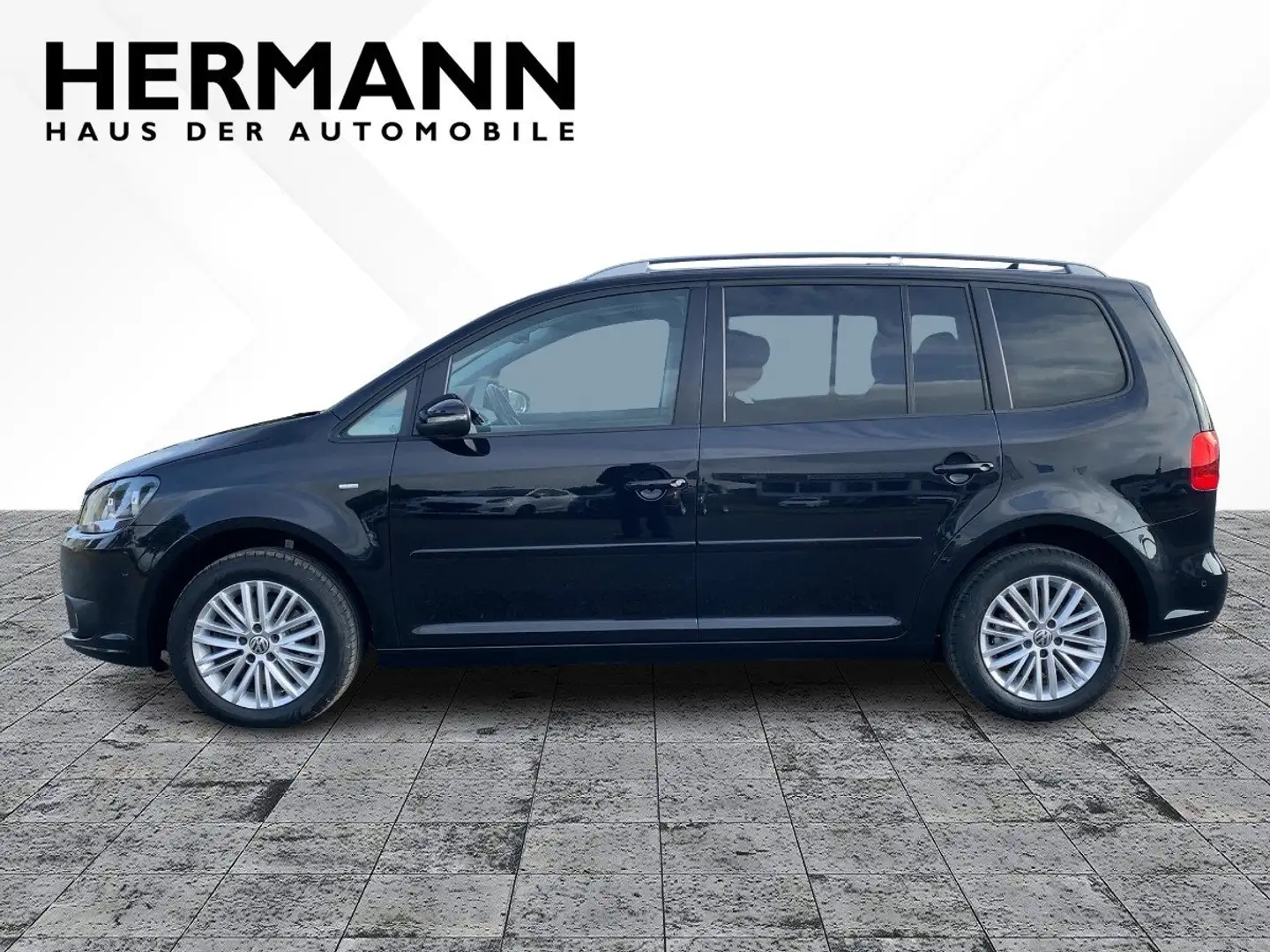 Volkswagen Touran 2.0 TDI Cup LED*NAVI*SHZ*PDC*2xKlima*AUT Zwart - 2