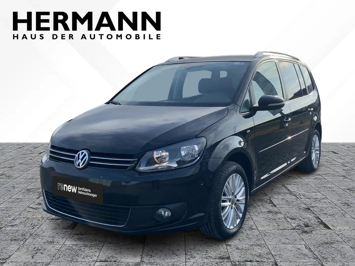 Volkswagen Touran 2.0 TDI Cup LED*NAVI*SHZ*PDC*2xKlima*AUT Zwart - 1