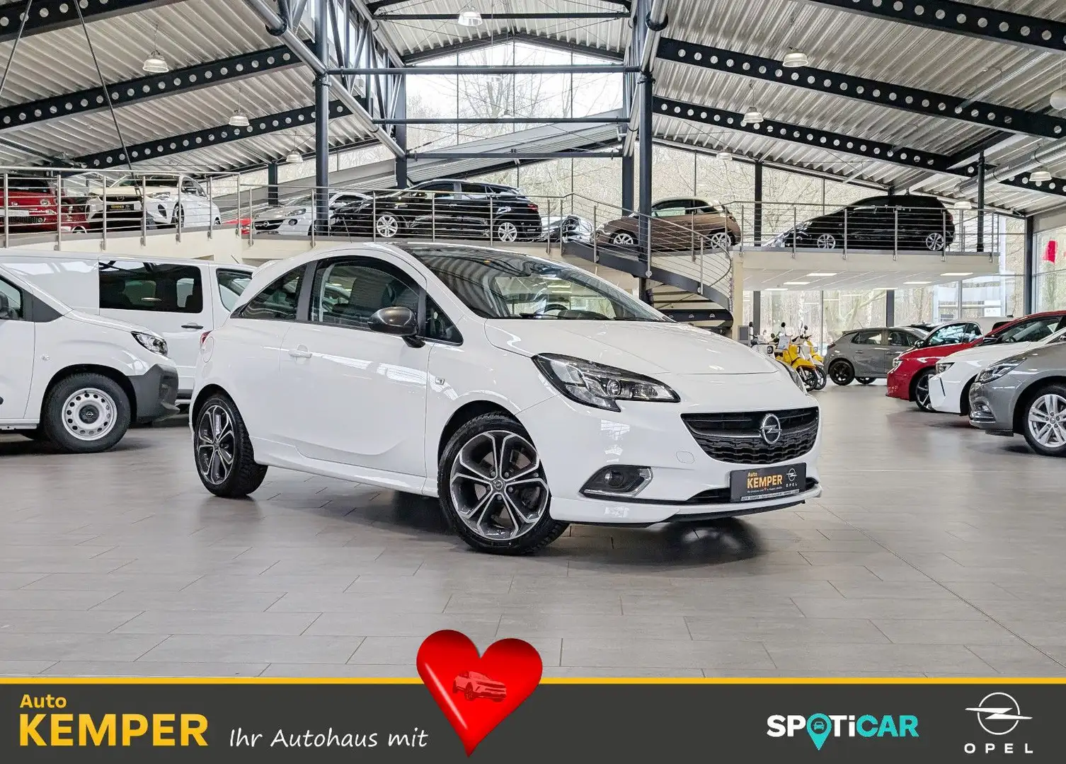 Opel Corsa 1.4 Turbo Color Edition *OPC-Line*Recaro* Wit - 1