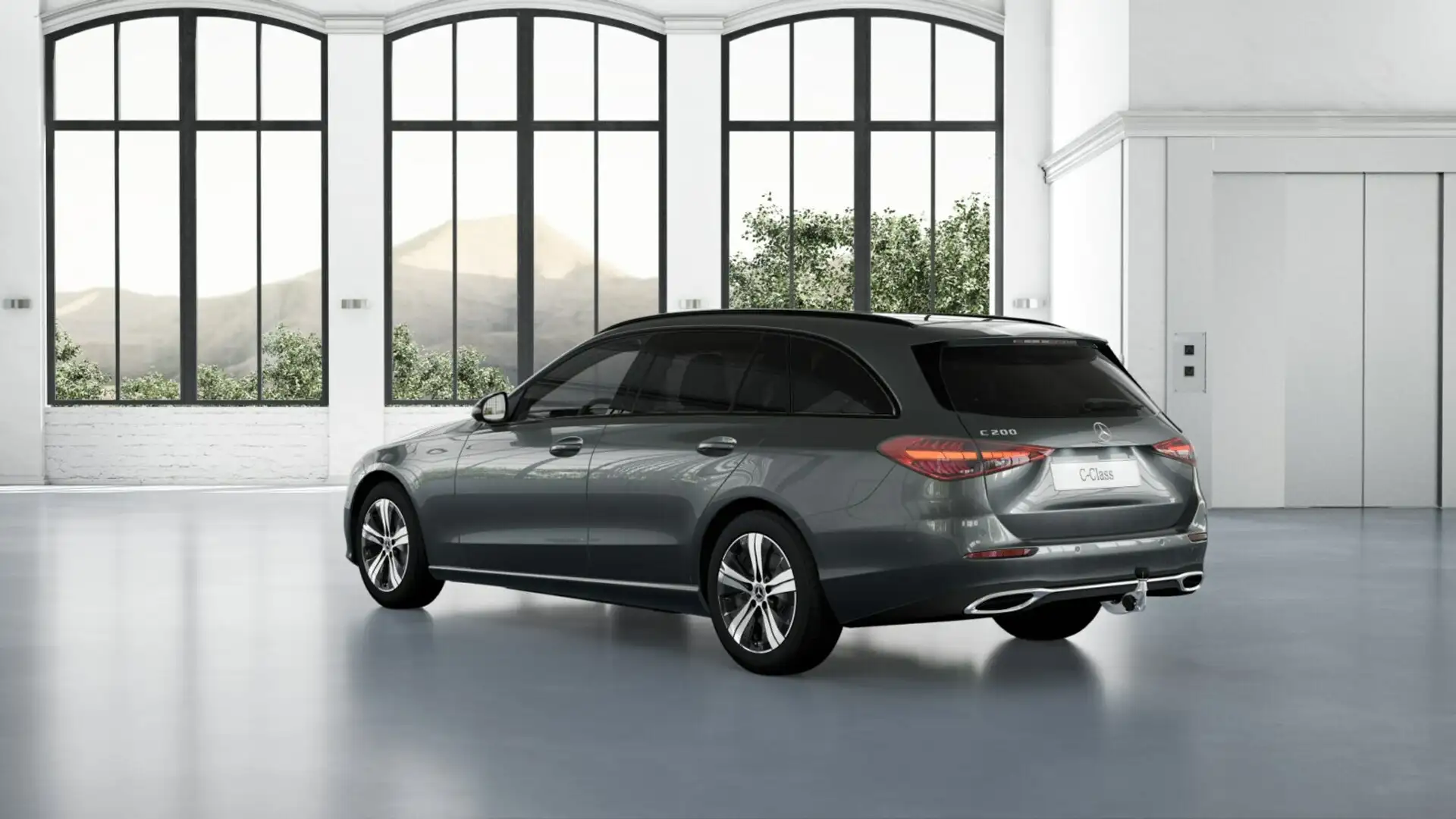 Mercedes-Benz C 200 C 200 T AVANTGARDE Night Leder Panorama AHK 360° Grau - 2