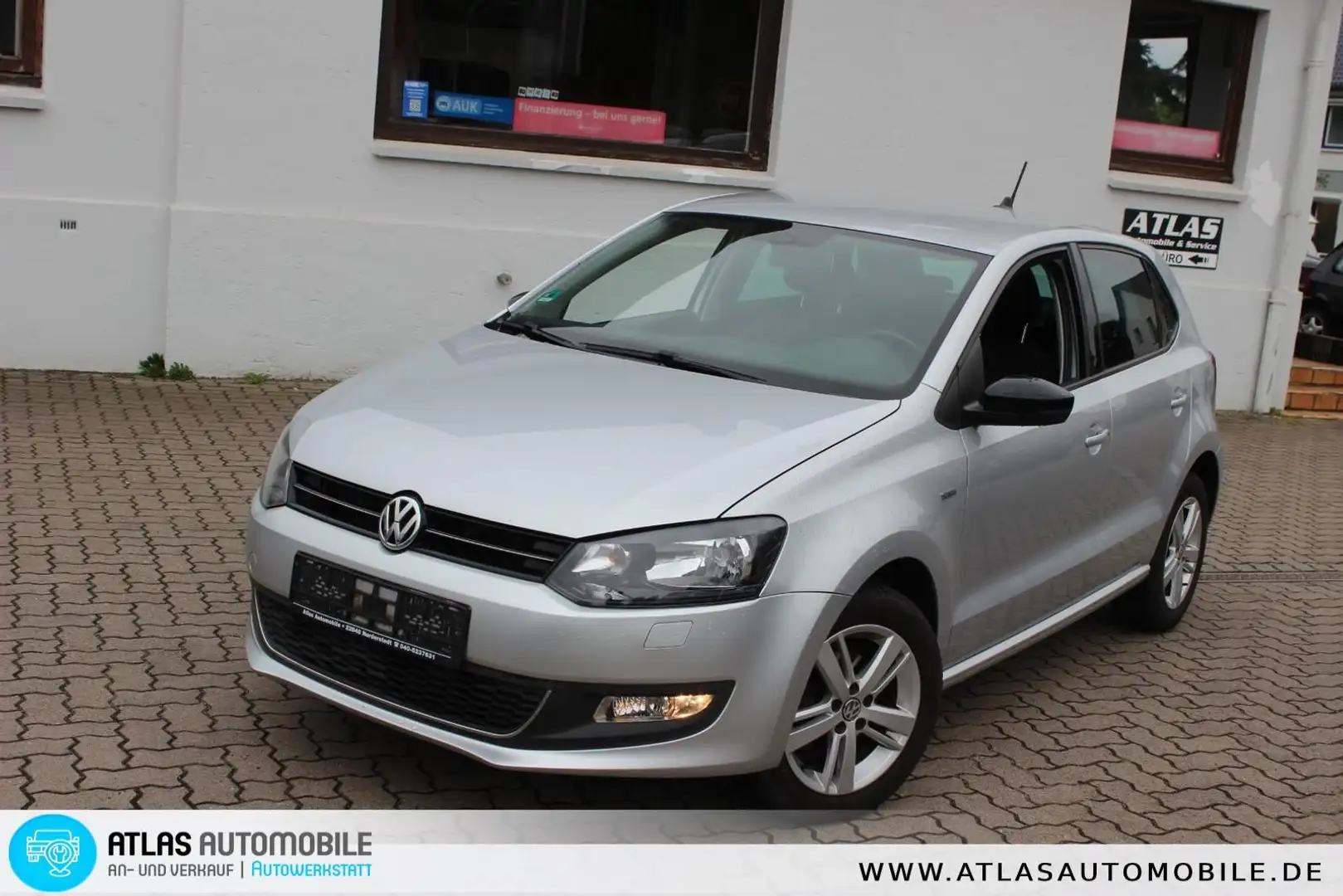 Volkswagen Polo V 1,4 Match DSG LEDER=NAVI=PDC=KLIMATRONIC Argent - 1