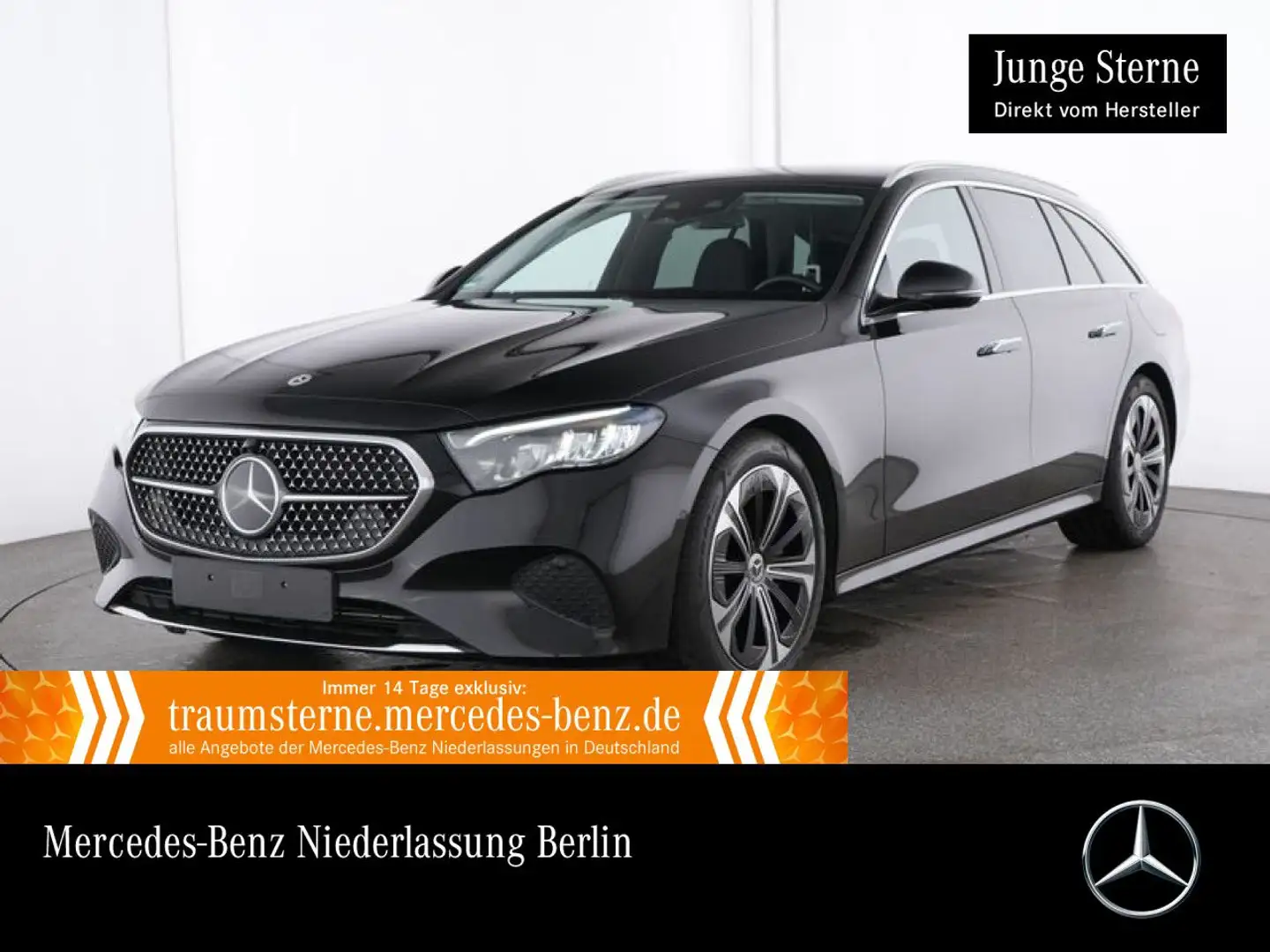 Mercedes-Benz E 300 de T Avantgarde Fahrass Distr. LED AHK PTS Schwarz - 1