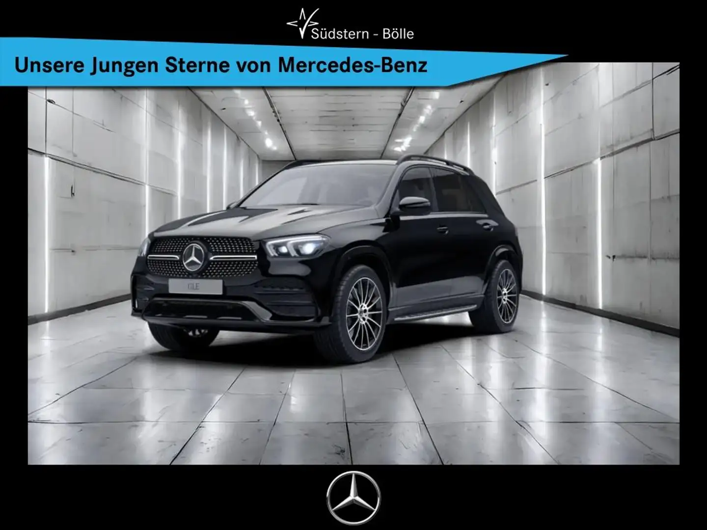 Mercedes-Benz GLE 450 4M AMG+NIGHT+AHK+PANO+DISTR.+STNDHZ.+MEM Noir - 1