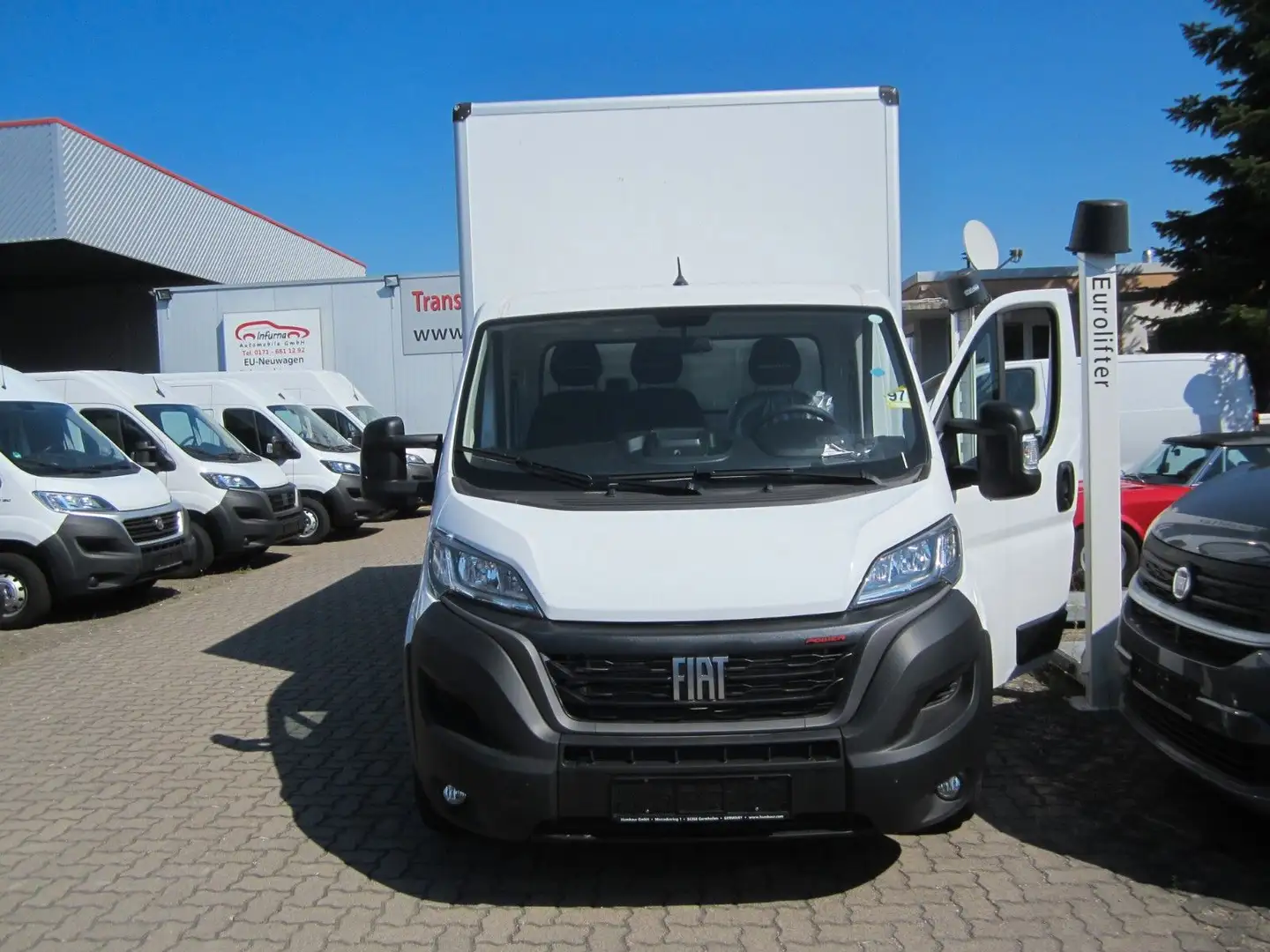 Fiat Ducato Koffer 180PS Ladebühne Wit - 1